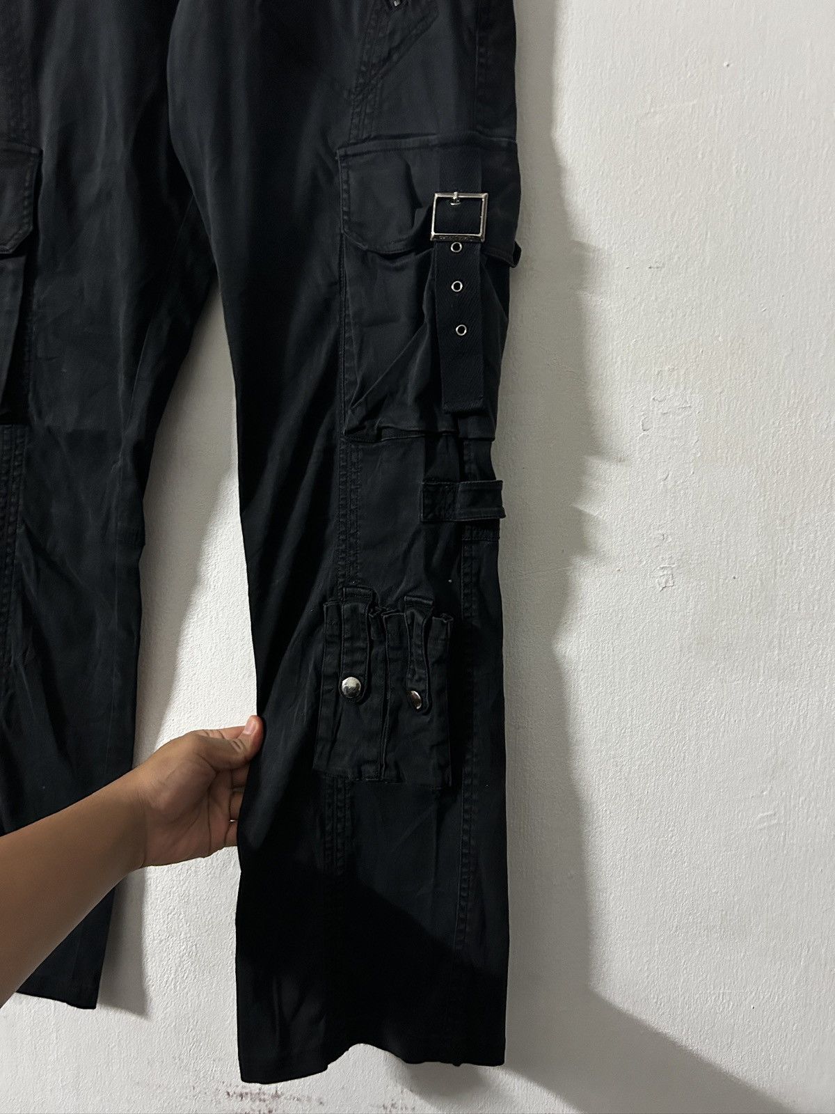 Japanese Brand Semantic Design bondage punk style multi pocket cargo pants Size US 30 / EU 46 - 4 Thumbnail