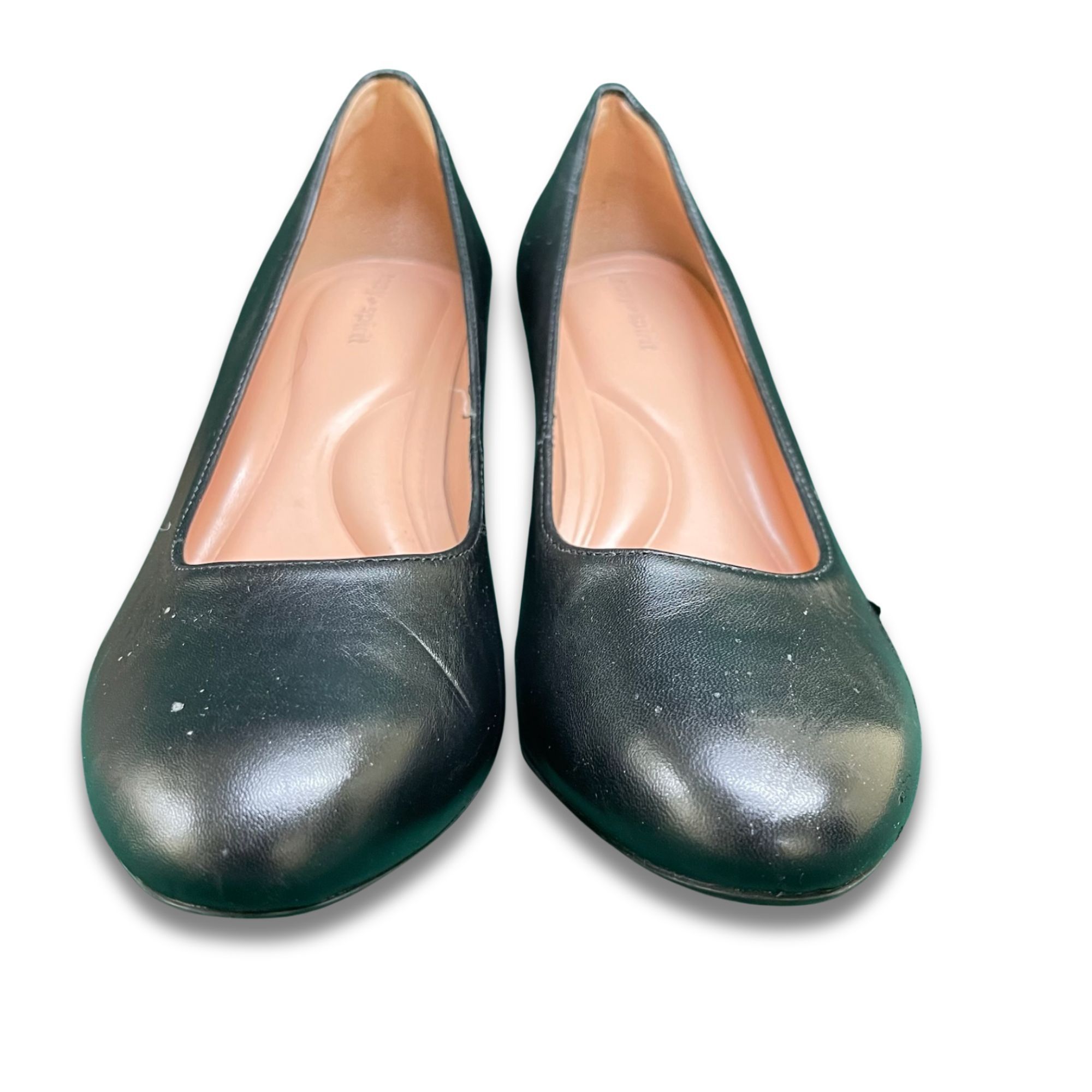 Other EASY SPIRIT Womens Black Leather Pumps Size 8 With Block Hee Size US 8 / IT 38 - 2 Thumbnail