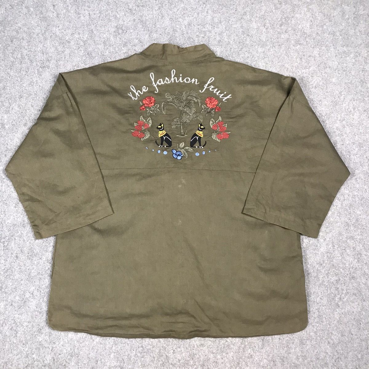 Japanese Brand × Zara ZARA MAN DENIM KIMONO JAPAN STYLE EMBROIDERY DESIGN Size US L / EU 52-54 / 3 - 6 Thumbnail