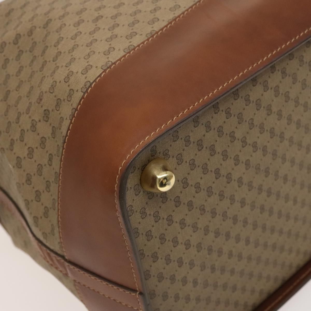Gucci GUCCI Micro GG Supreme Boston Bag Pvc Beige Gold 012 024 Size ONE SIZE - 13 Thumbnail