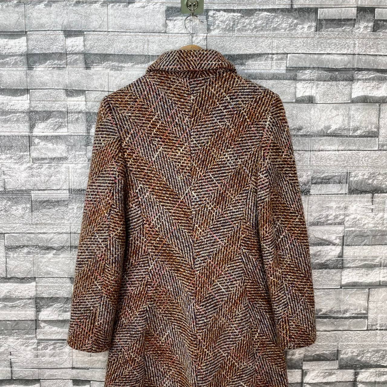 Max Mara MAX MARA TWEED KNITTED LONG COAT Size XS / US 0-2 / IT 36-38 - 10 Thumbnail