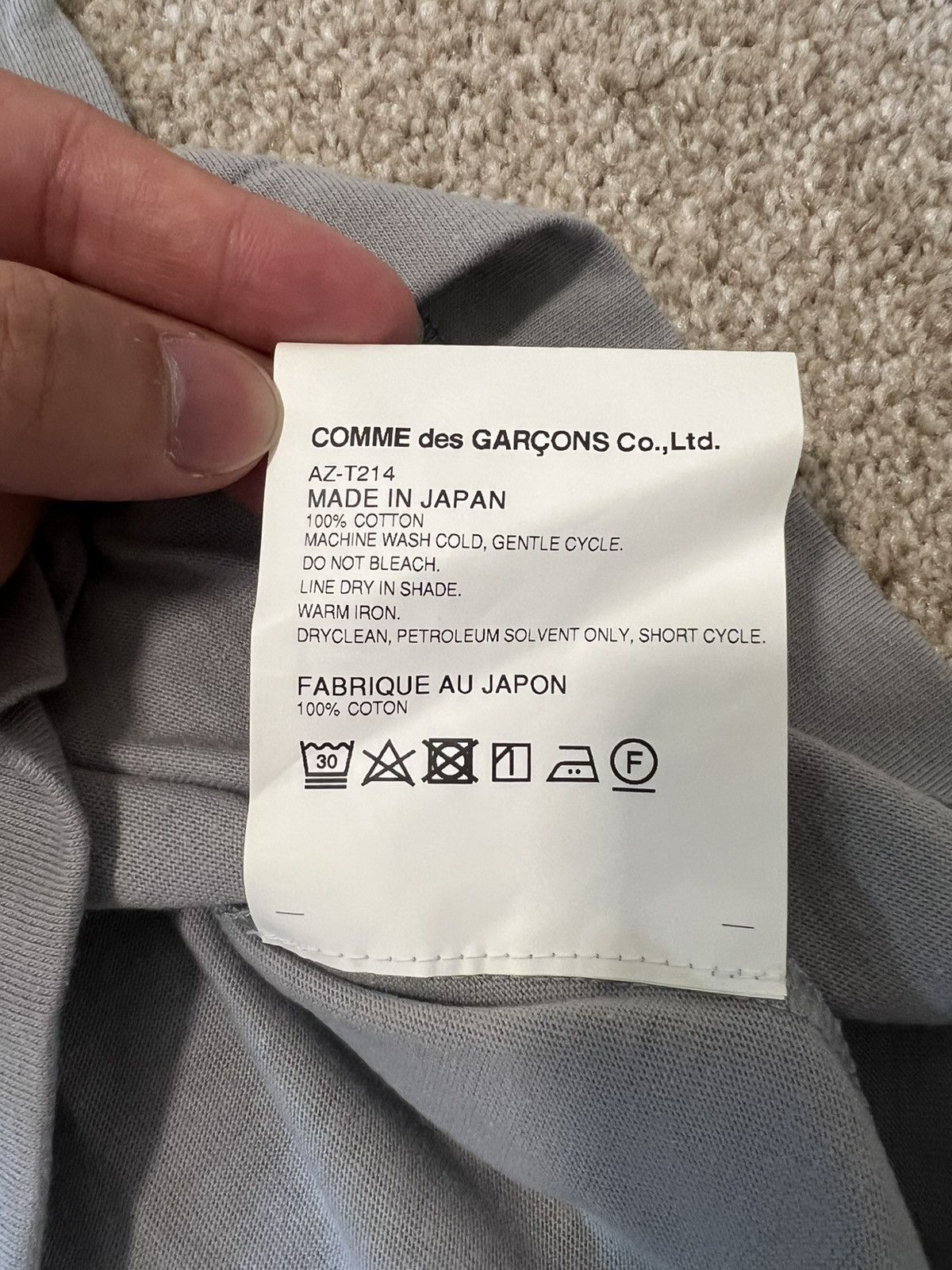 CDG by Comme des Garcons CDG small t-shirt Size US S / EU 44-46 / 1 - 4 Thumbnail