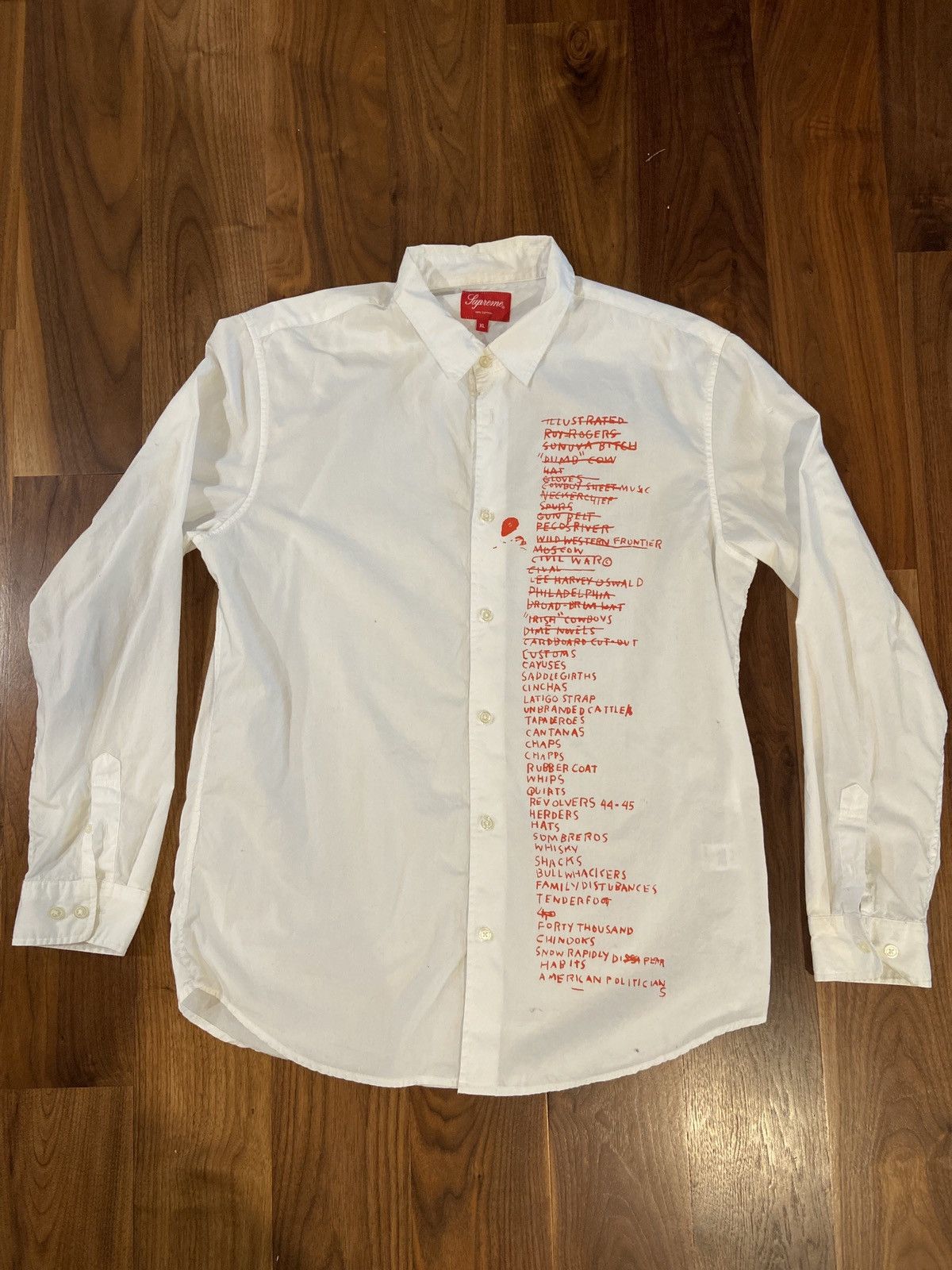 Supreme Supreme Basquiat Button Up XL Size US XL / EU 56 / 4 - 1 Thumbnail