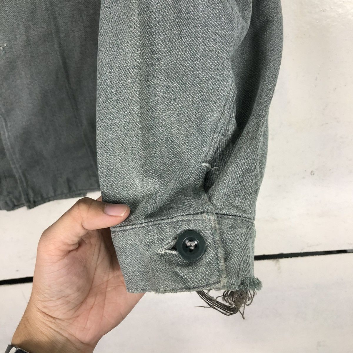 Vintage 🔥VINTAGE CHORE WORK MILITARY JACKET BUZZ RICKSONS Size US M / EU 48-50 / 2 - 17 Thumbnail