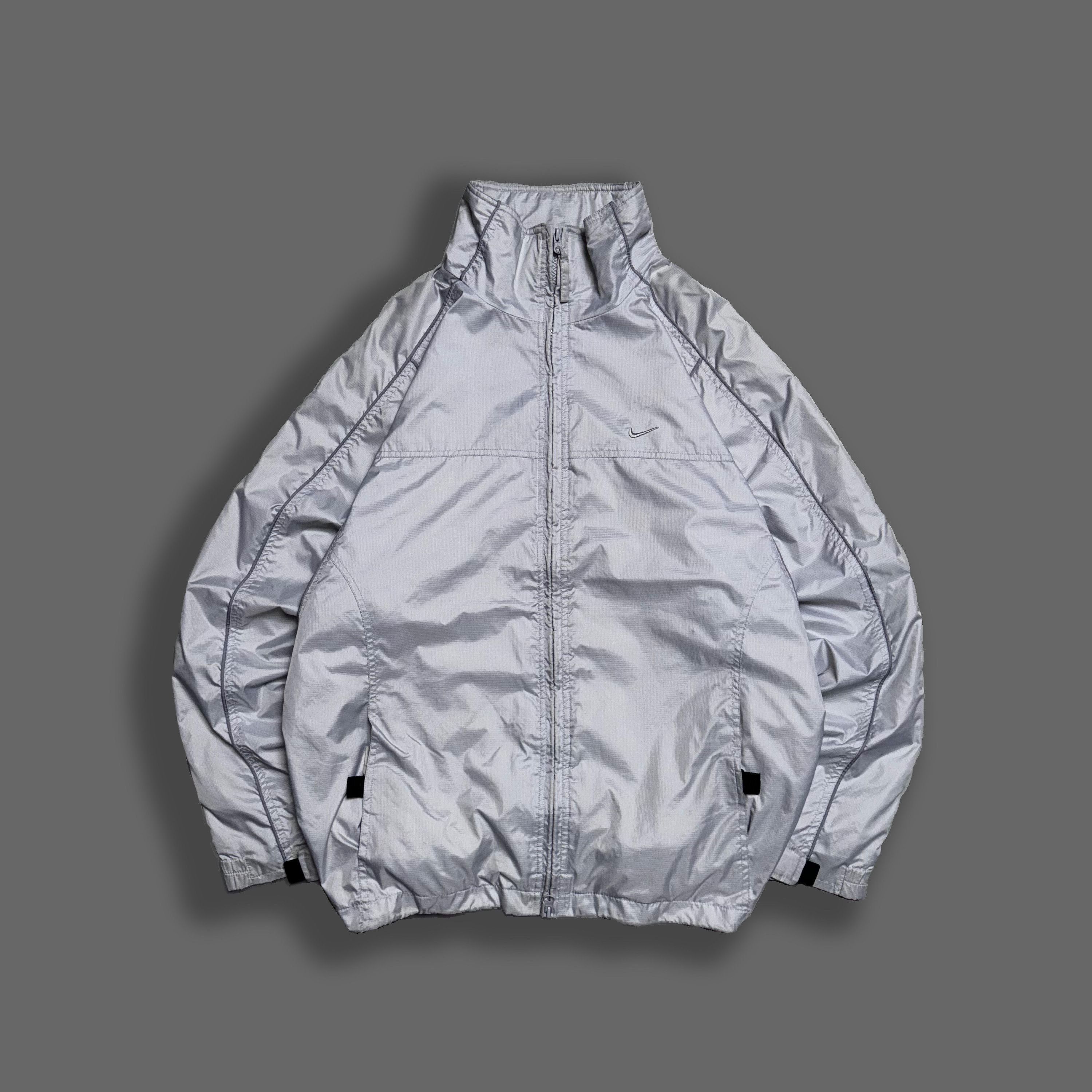 Nike × Vintage NIKE VINTAGE NYLON DRILL JACKET GORPCORE STYLE Y2K Size US XL / EU 56 / 4 - 1 Thumbnail