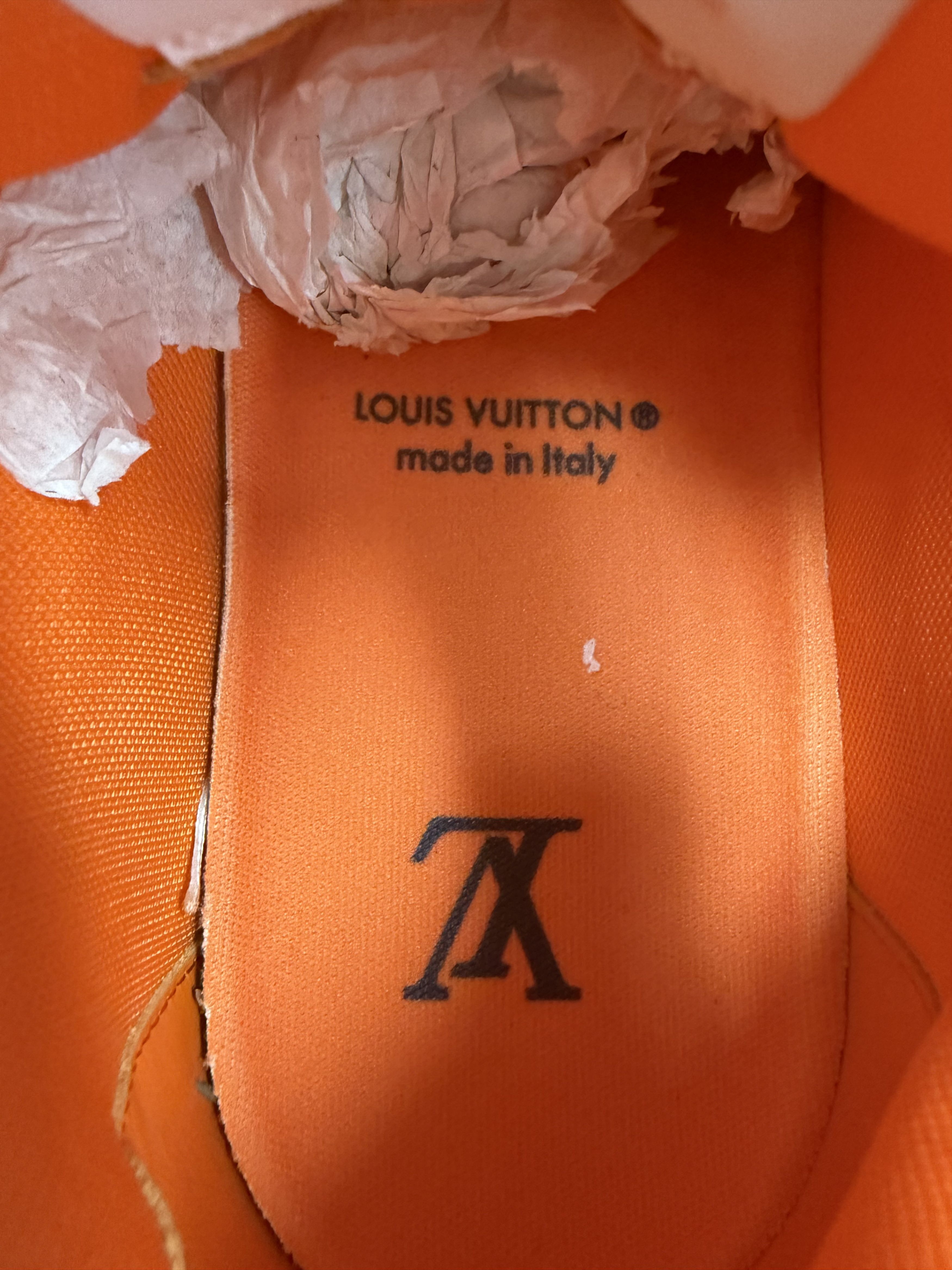 Louis Vuitton Louis Vuitton Orange/White Trainers Size US 10 / EU 43 - 5 Thumbnail
