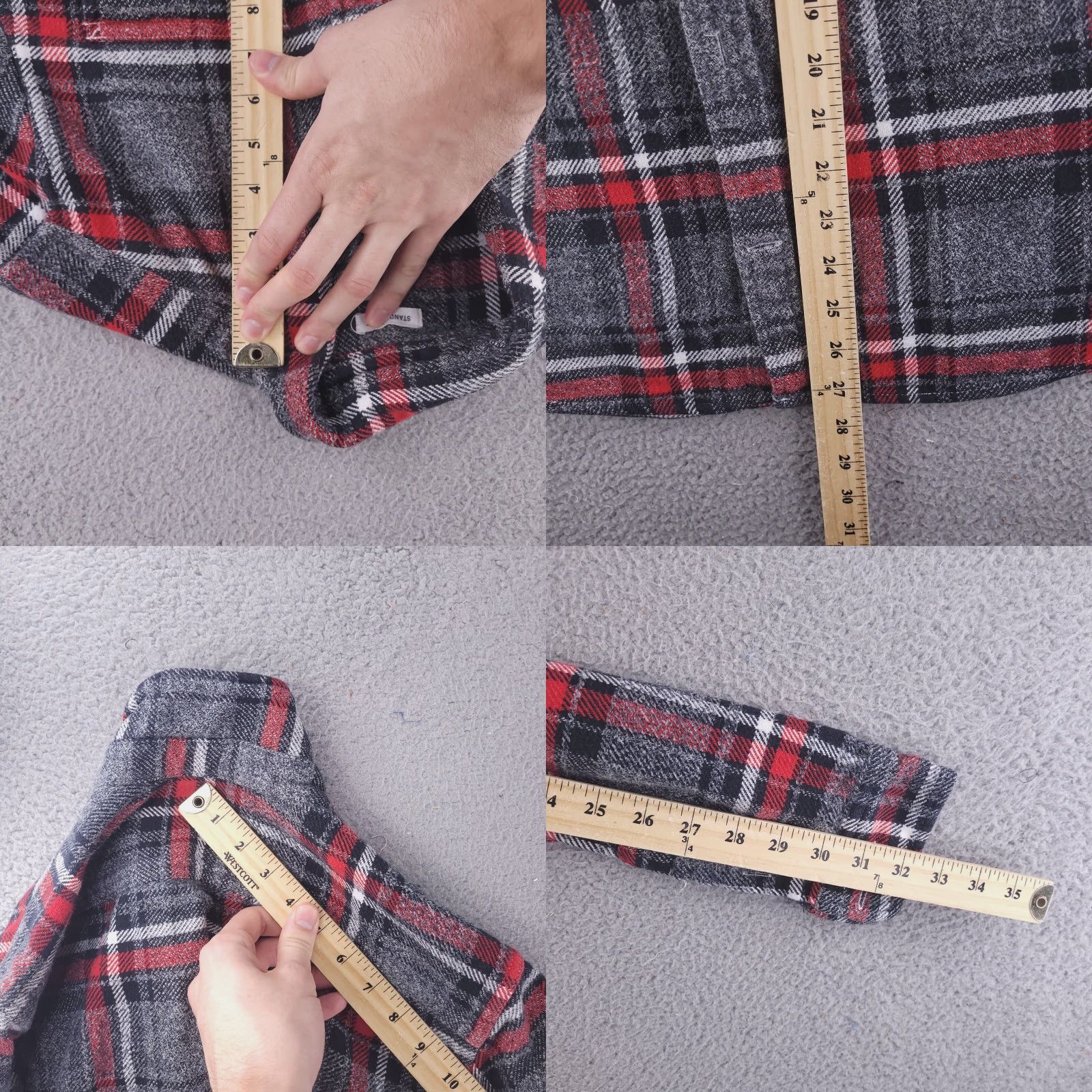 Gap **Red Flannel Gap Mens Heavyweight Button-Up Shirt** User: **Black Flannel Gap Mens Heavyweight Button-Up Shirt** Size US S / EU 44-46 / 1 - 8 Thumbnail