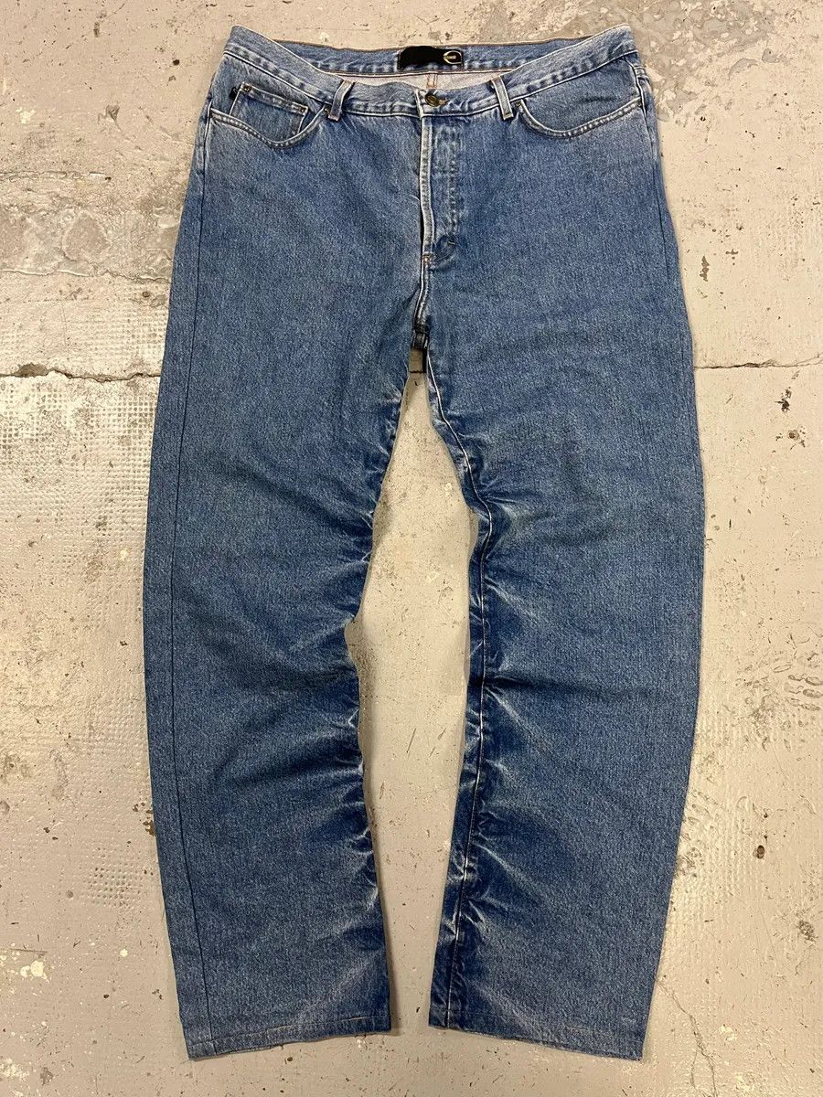 Just Cavalli 2000s Cavalli Blue Denim Faded Jeans Size US 34 / EU 50 - 1 Thumbnail