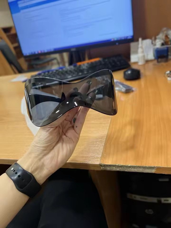 Electric Visual Oversized Punk Y2K Sunglasses Goggle styles Size ONE SIZE - 1 Thumbnail