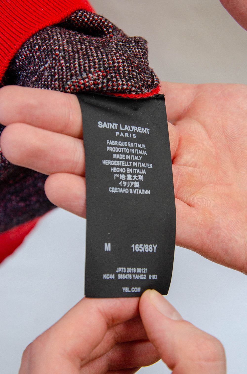 Saint Laurent Paris Saint Laurent Boombox Knit Hoodie – M (Italy) Size US M / EU 48-50 / 2 - 13 Thumbnail