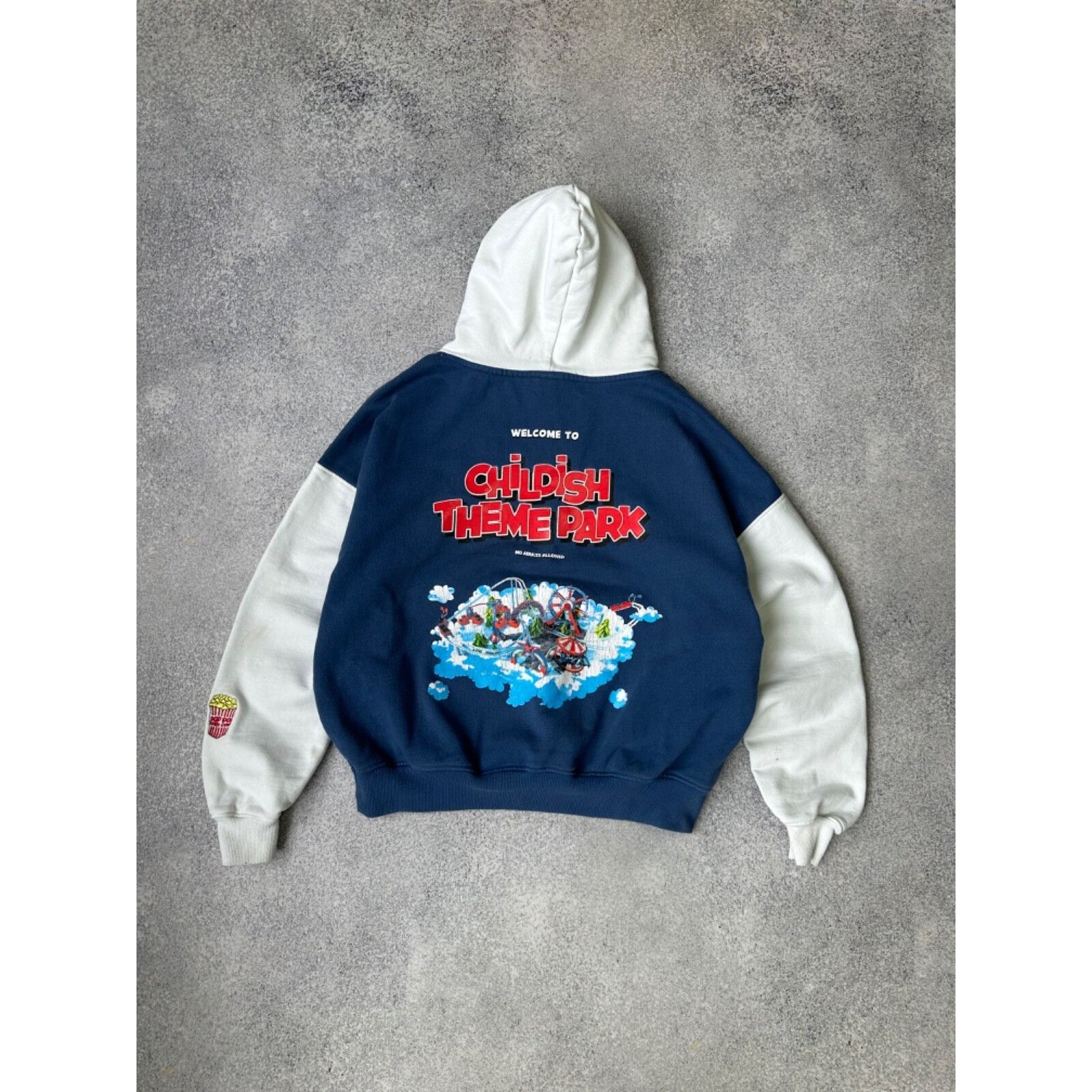 Vintage VTG Childish Theme Park Baggy Heavy Hoodie Size US XS / EU 42 / 0 - 1 Thumbnail