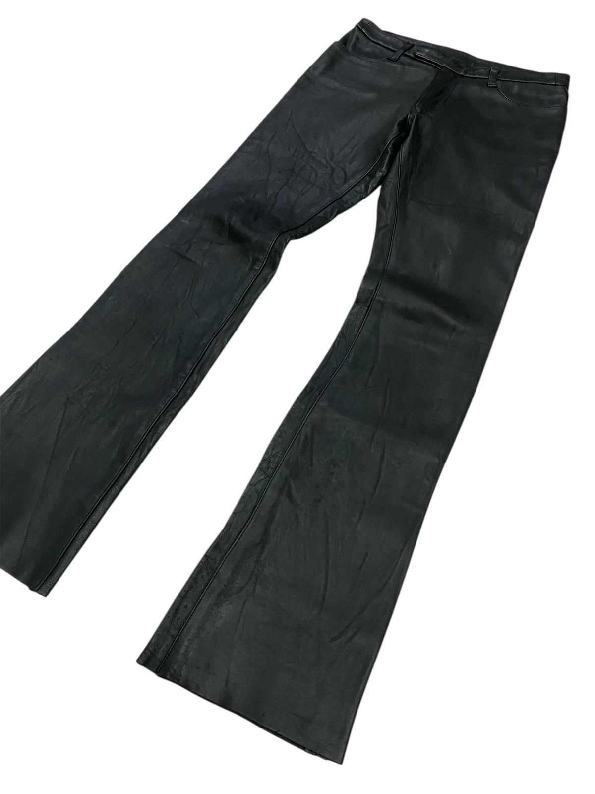 Attachment Attachment Leather Straight Leg Pants Size 28" / US 6 / IT 42 - 21 Thumbnail