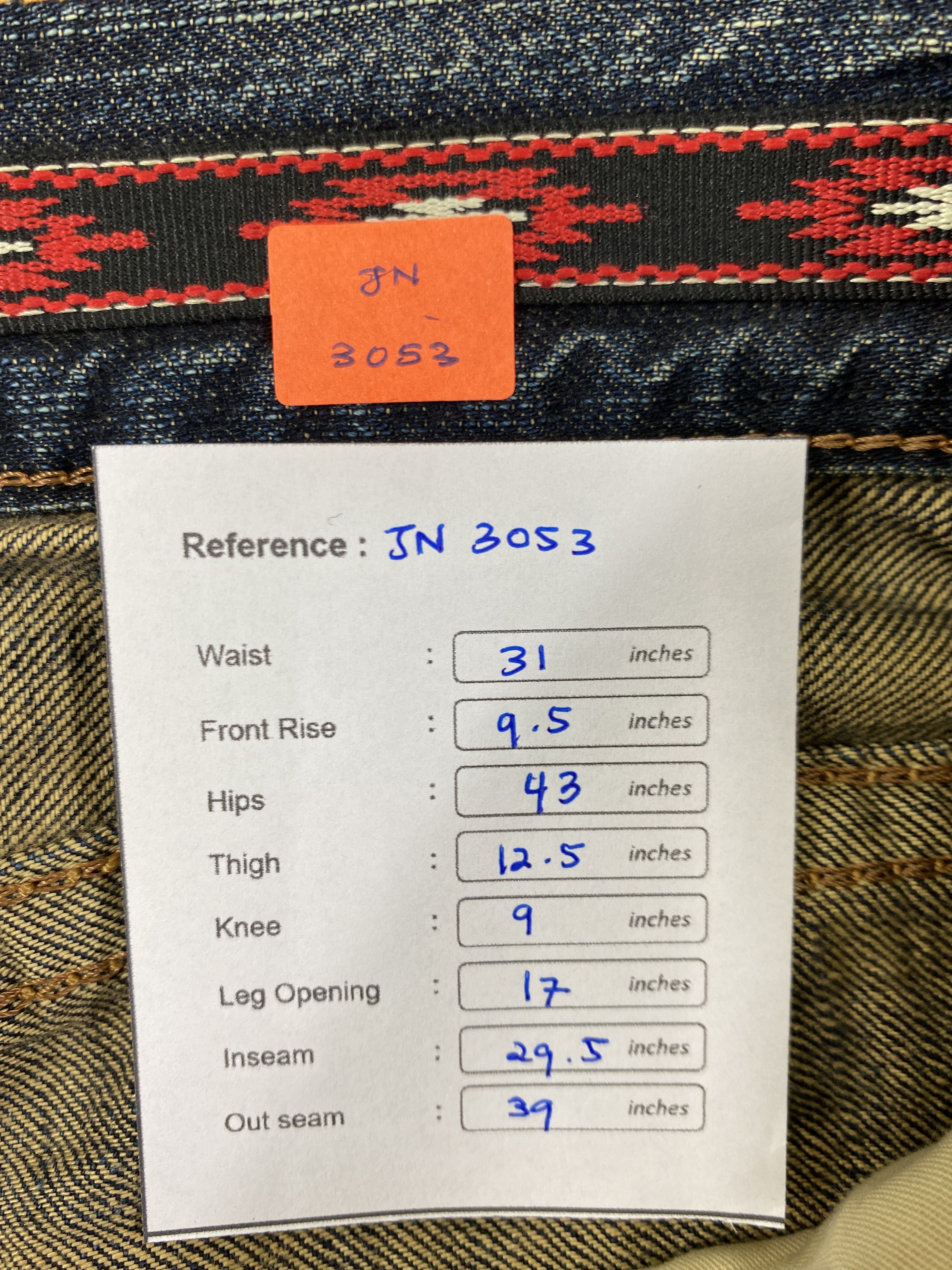If Six Was Nine Faded Blue Vintage Edwin xv Jeans 31x29.5 - JN3053 Size US 31 - 8 Thumbnail