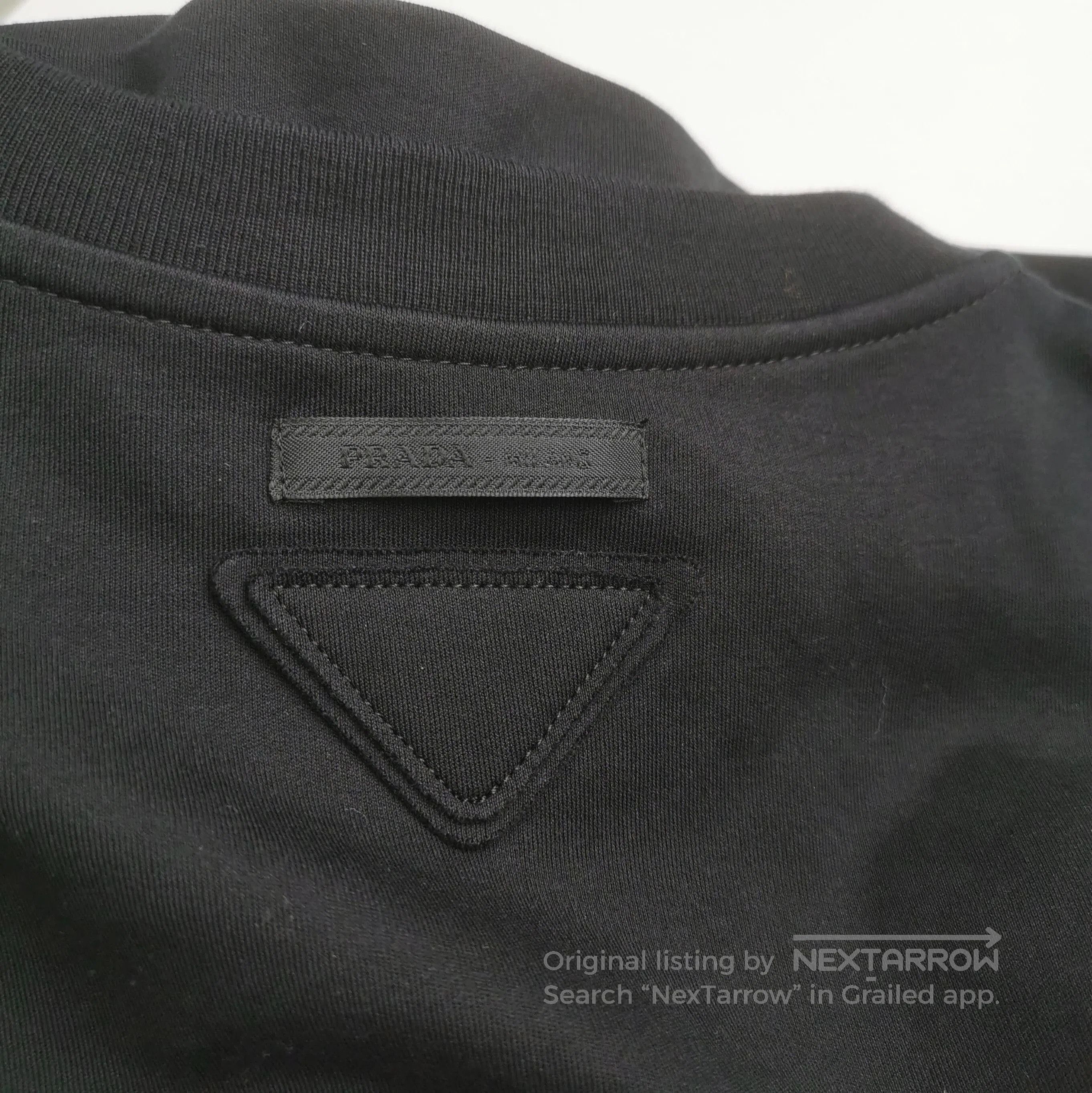Prada Prada Classic Black Cotton T. Size S / US 4 / IT 40 - 1 Thumbnail