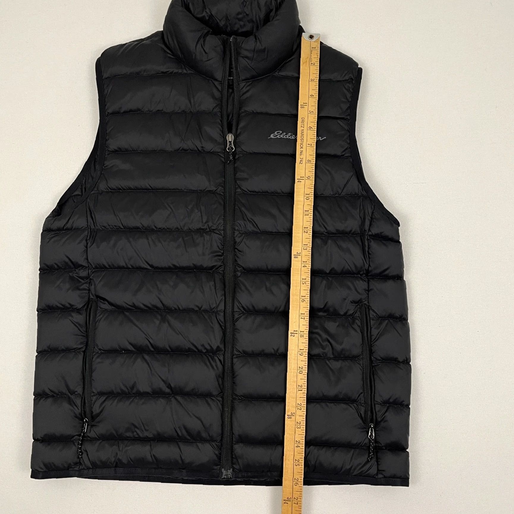 Eddie Bauer Eddie Bauer EB650 Down Puffer Vest Medium Dark Gray Waterfowl Hiking Quilted Mens Size US M / EU 48-50 / 2 - 5 Thumbnail