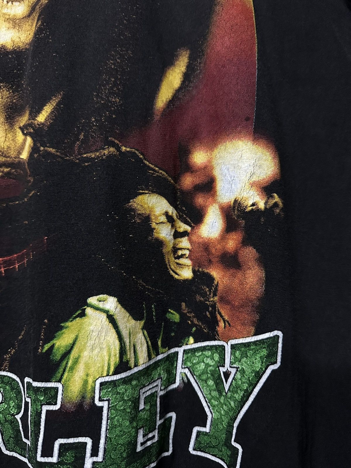 Band Tees Rare Vintage 90s Bob Marley Smile Faded Rap tee Size US XL / EU 56 / 4 - 14 Thumbnail