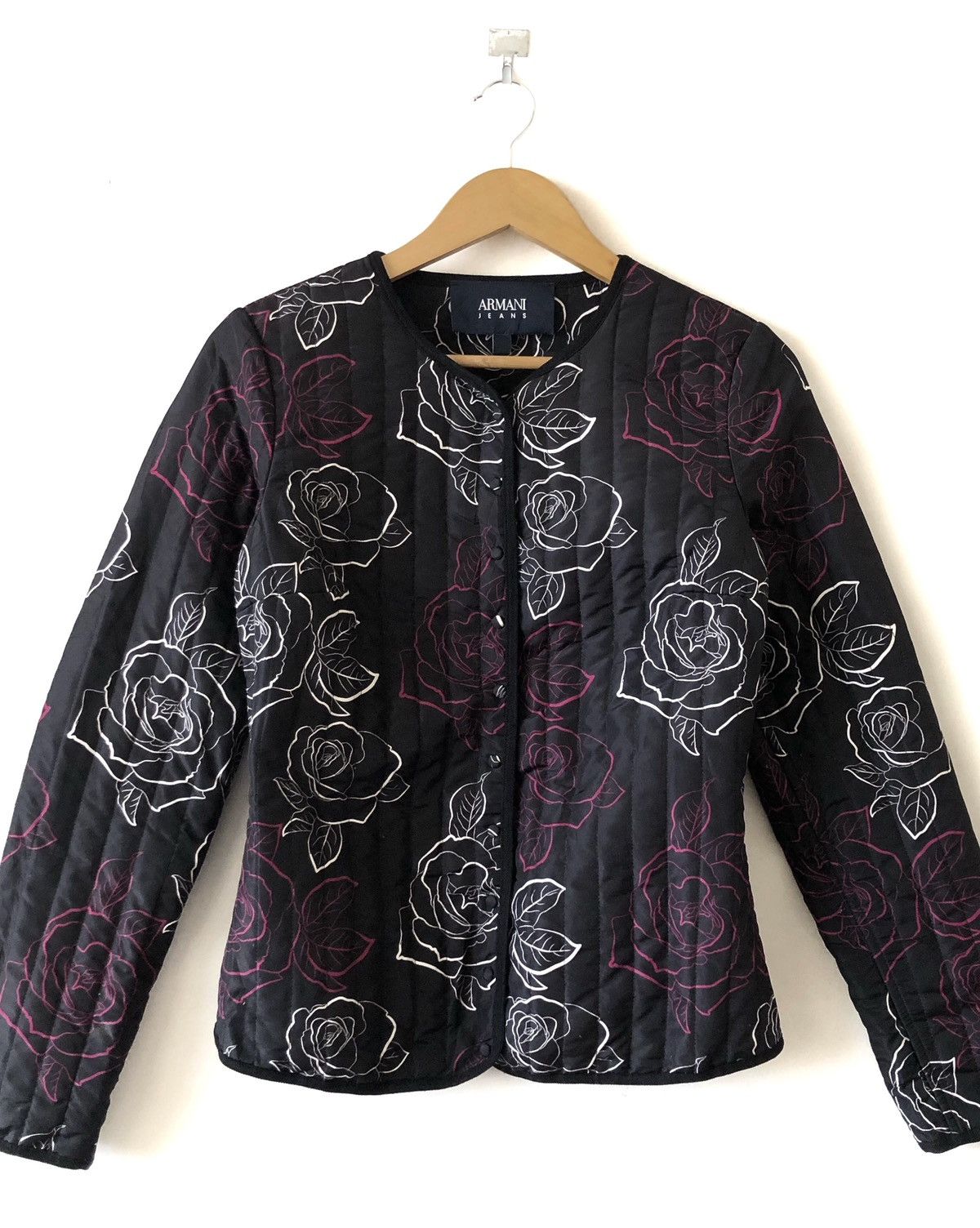 Armani ARMANI JEANS FANTASIA QUILT FLORA JACKET Size S / US 4 / IT 40 - 9 Thumbnail