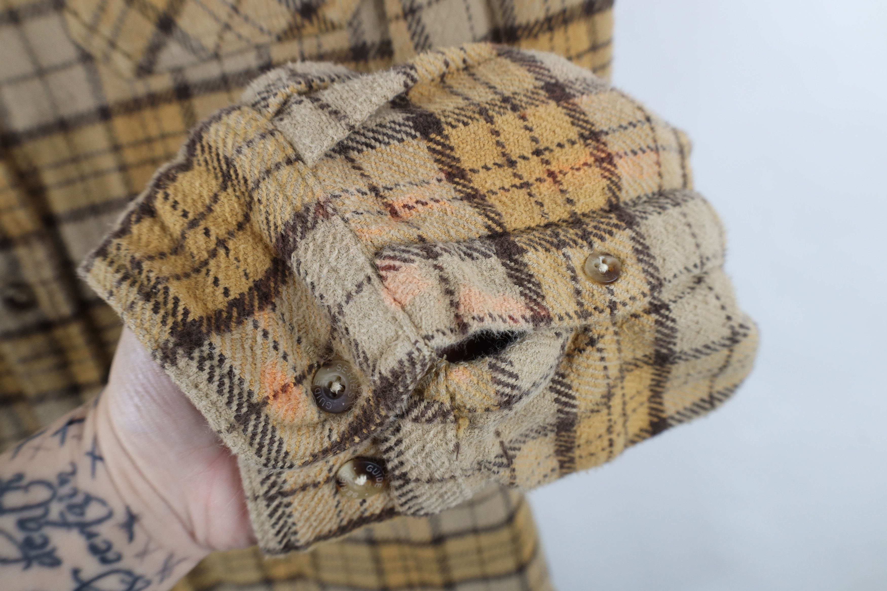 Vintage Vintage 90s Streetwear Flannel Button Shirt Plaid Size US XL / EU 56 / 4 - 5 Thumbnail