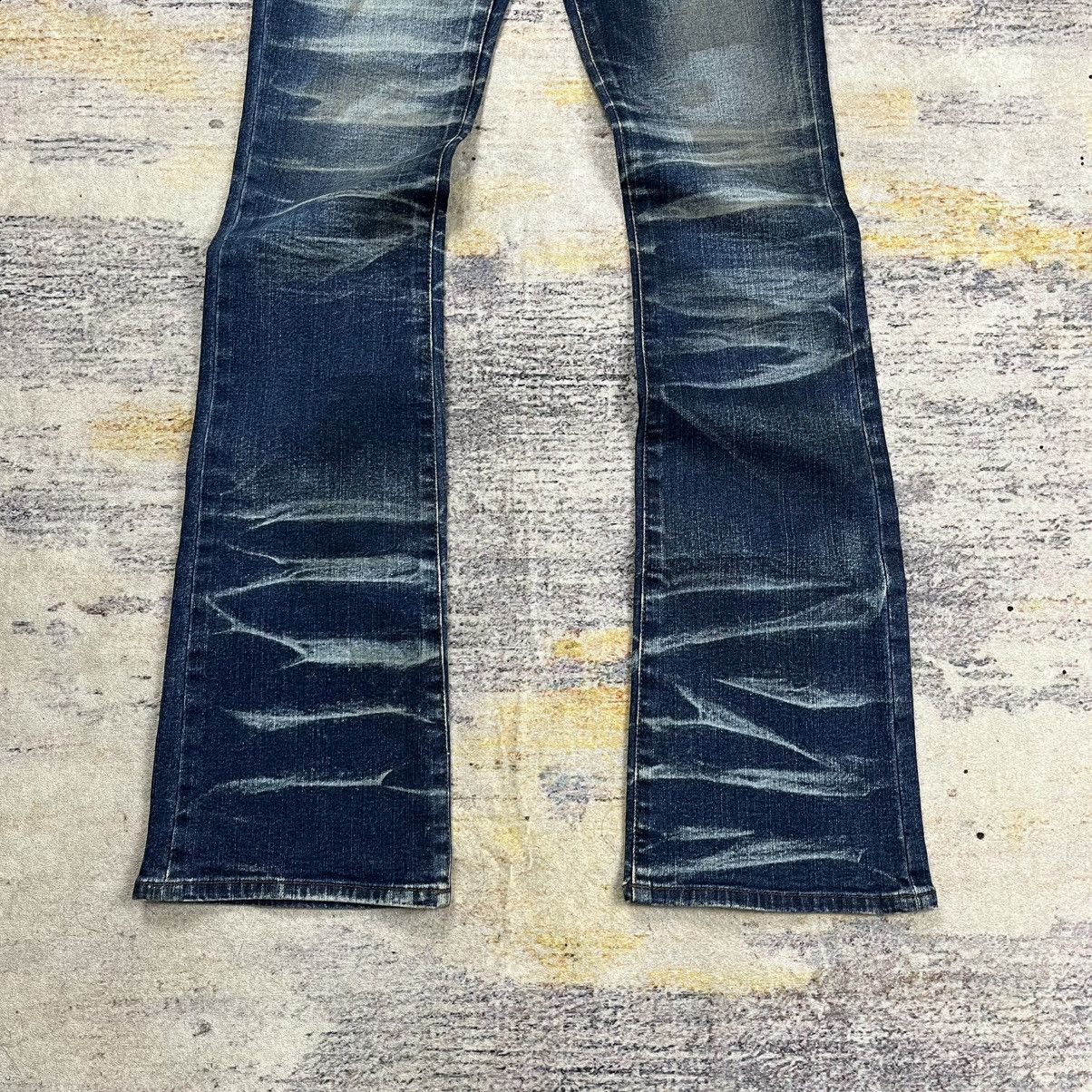 Schlussel Schlussel clawmark spiral wash boot cut jeans dior vibes Size US 30 / EU 46 - 4 Thumbnail