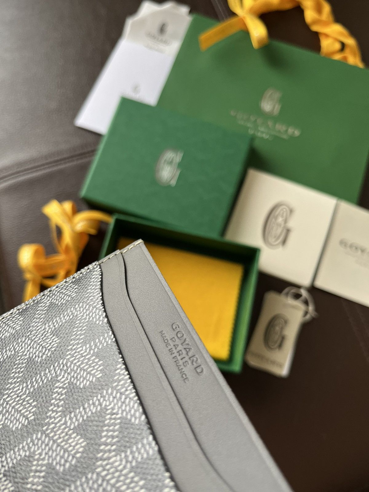 Goyard Goyard Leather Card Holder Brand New Giftable Condition Size ONE SIZE - 7 Thumbnail