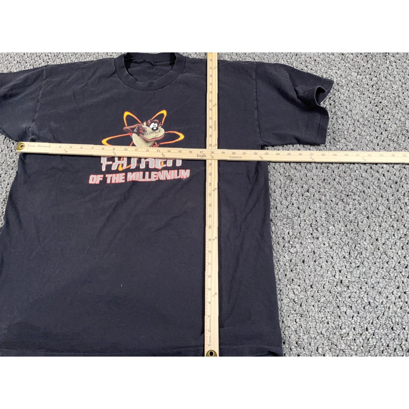Vintage VINTAGE Looney Tunes Tasmanian Devil T-Shirt Graphic Tee Adult XL Black 90s Cartoon Mens Size US XL / EU 56 / 4 - 4 Thumbnail