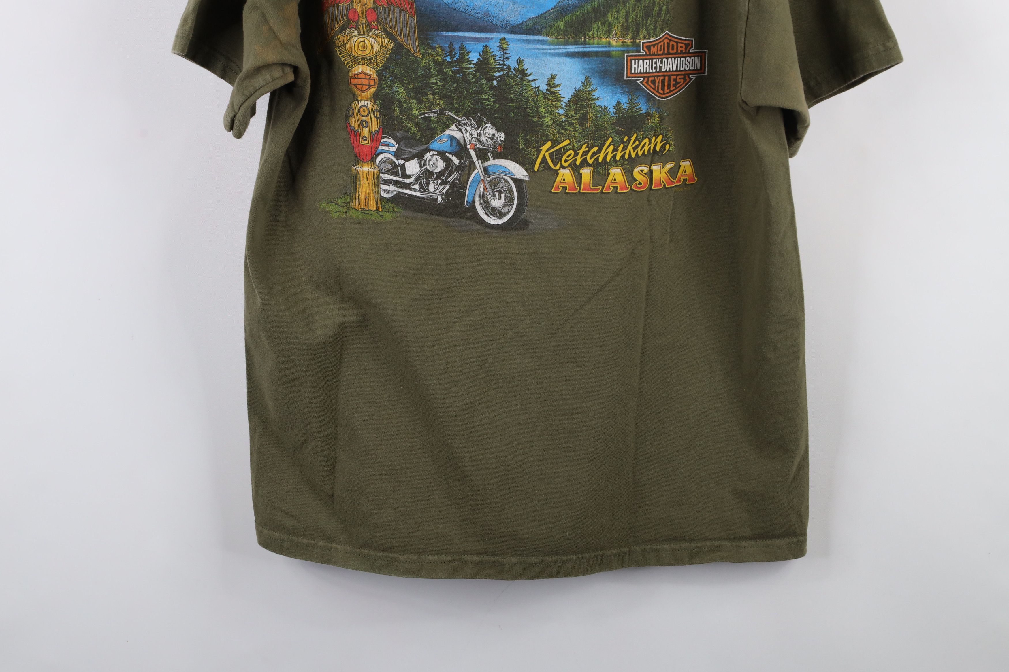 Harley Davidson × Vintage Vintage Y2K 2006 Harley Davidson Passage Alaska T-Shirt USA Size US L / EU 52-54 / 3 - 14 Thumbnail