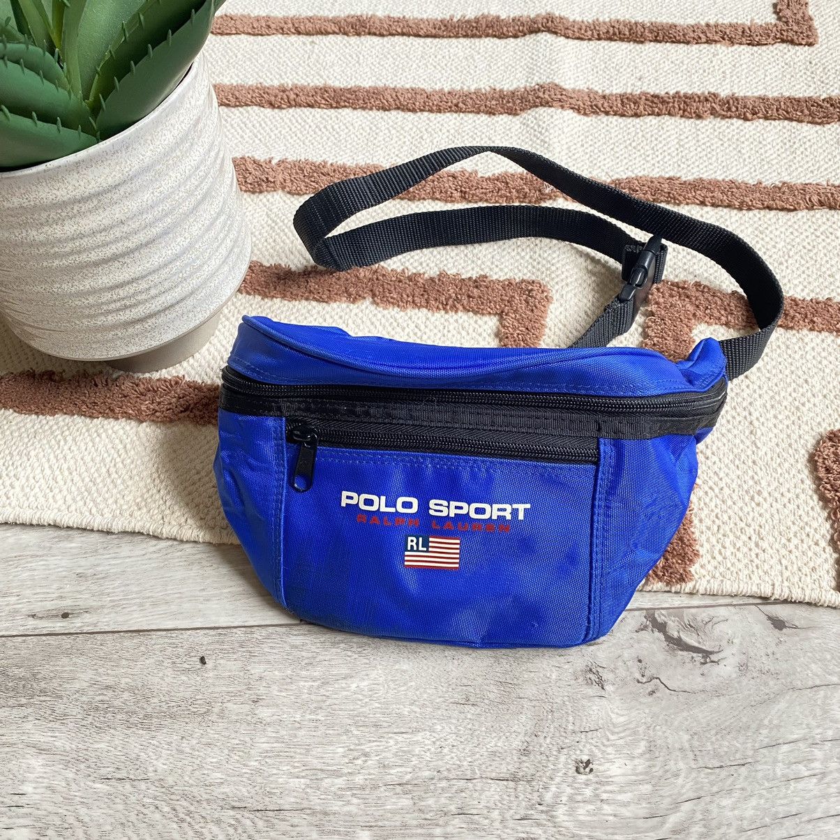 Ralph Lauren VINTAGE POLO SPORT 90s RALPH LAUREN NYLON BELT BAG Size ONE SIZE - 1 Thumbnail