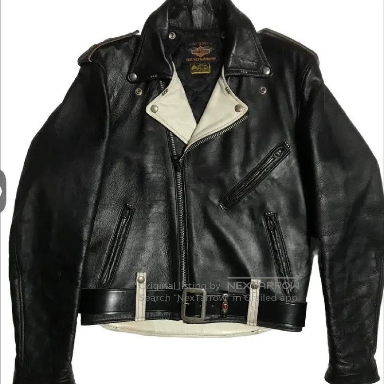 The Real McCoy's The Real McCoys Co-branded knight jacket leather jacket Size US L / EU 52-54 / 3 - 7 Thumbnail