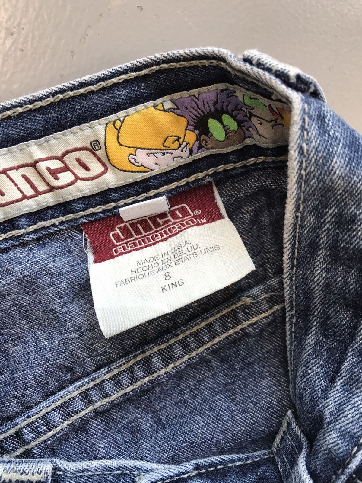 JNCO × Vintage Vintage Jnco crazy boy embroidered denim Size 24" / US 00 / IT 34 - 7 Thumbnail