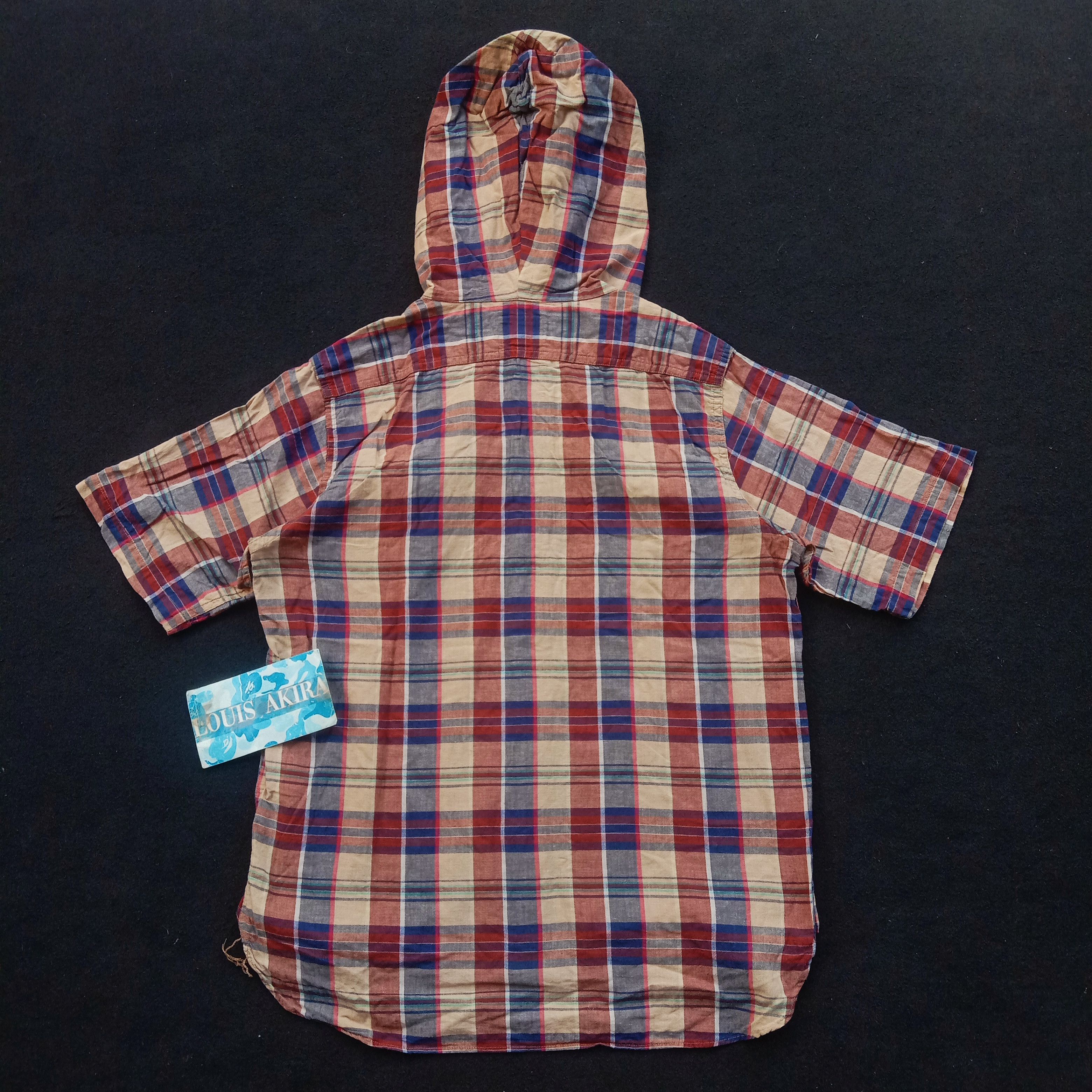 Bape Madras Check S/S Work Shirt Parka (2012) Size US M / EU 48-50 / 2 - 5 Thumbnail