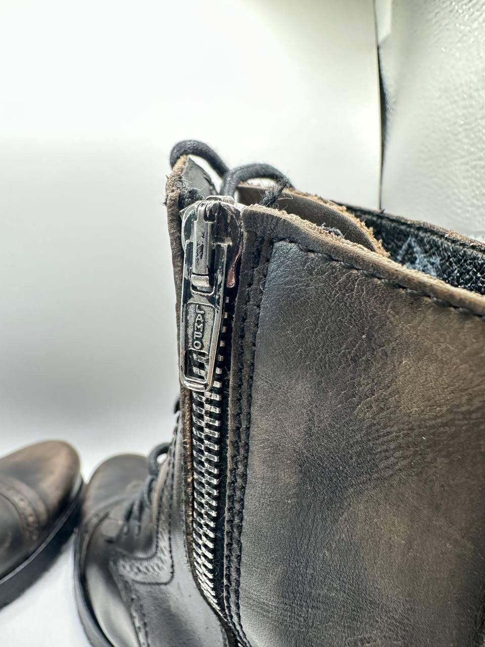 Allsaints AllSaints Leather Military Brogue Boots Lampo Combat Size US 7.5 / IT 37.5 - 8 Thumbnail