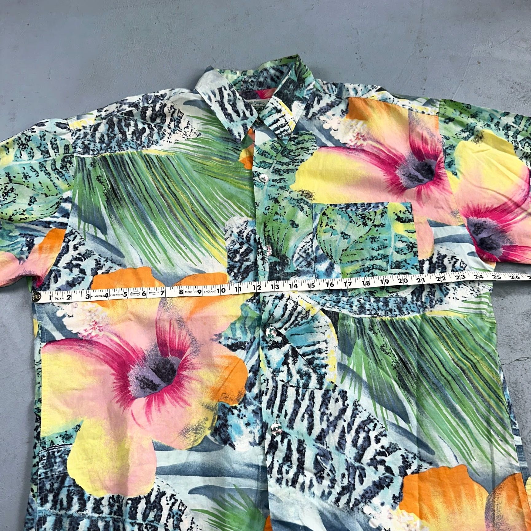 Jams World VINTAGE Jams World Tropicana Floral Men's Hawaiian Button Large Shirt USA Made Size US L / EU 52-54 / 3 - 5 Thumbnail