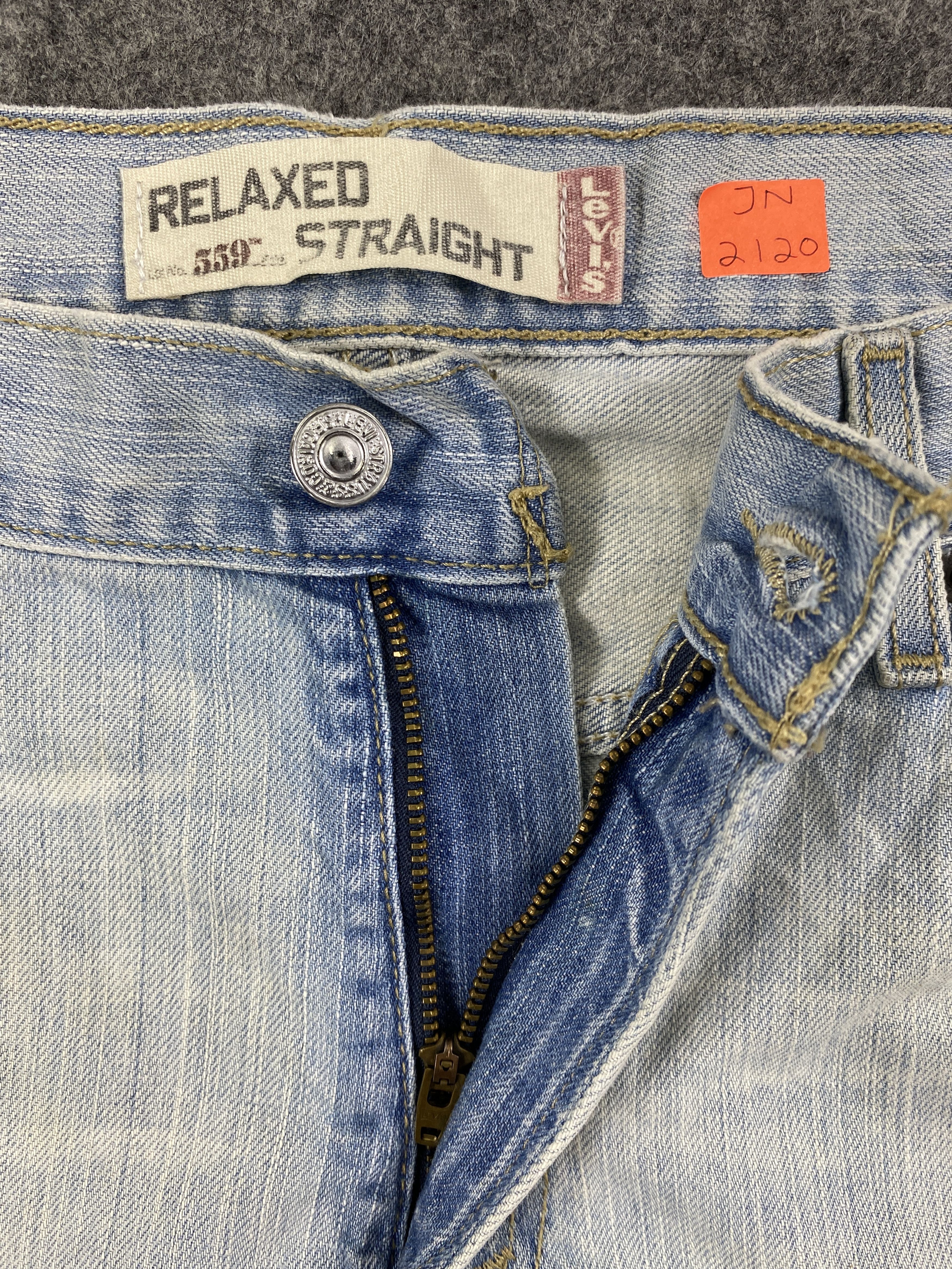 Japanese Brand Light Blue Wash Vintage Levi's 559 32x31.5 Denim -JN2120 Size US 32 / EU 48 - 6 Thumbnail