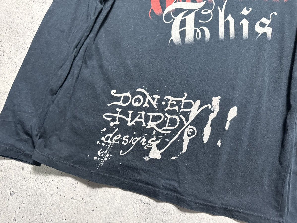 Ed Hardy Ed Hardy by Christian Audigier Big Logo Long Sleeve Size M Size US M / EU 48-50 / 2 - 12 Thumbnail