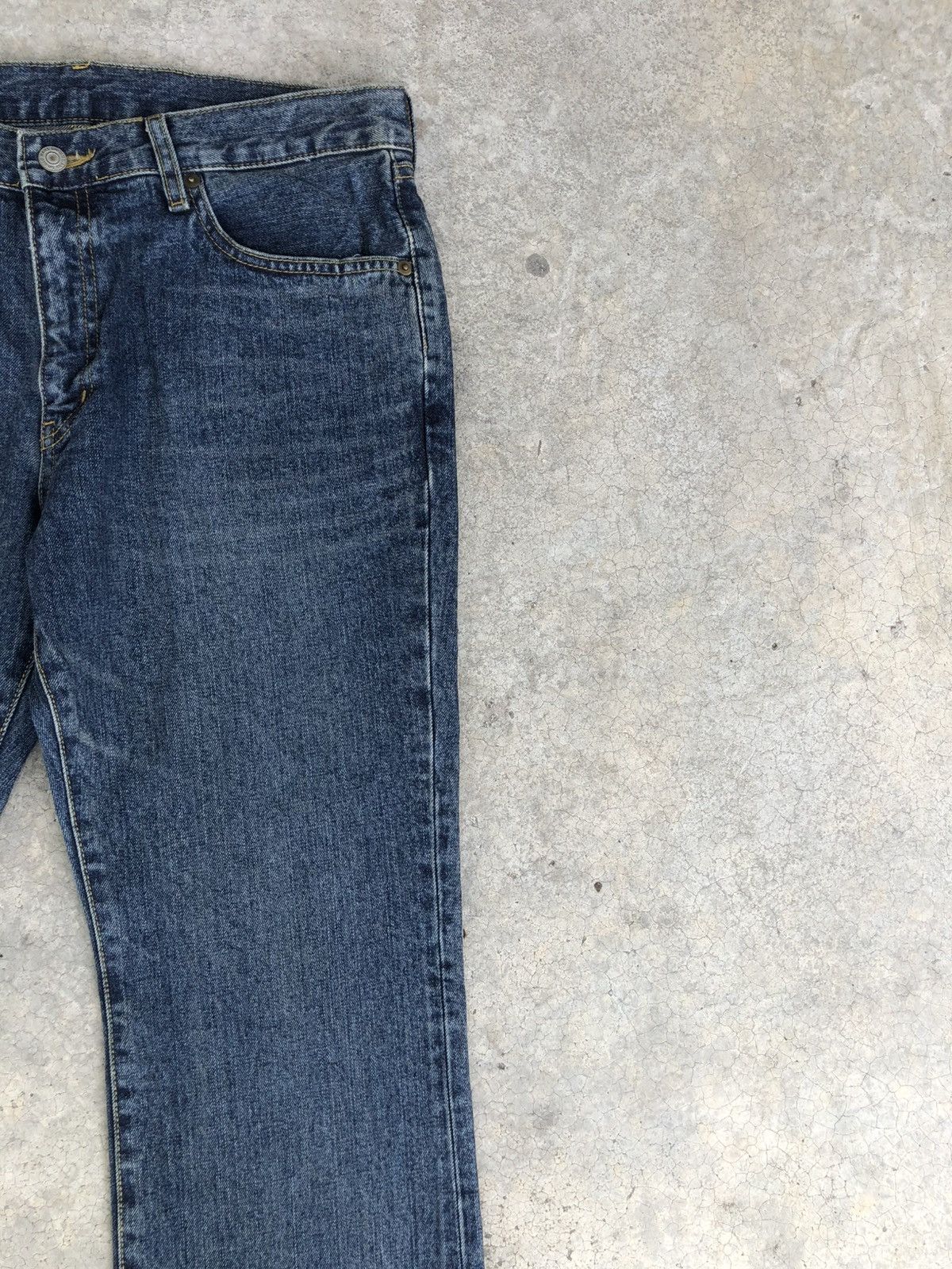 If Six Was Nine Japanese Uniqlo Flared Jeans Distressed Bootcut Size US 33 - 5 Thumbnail