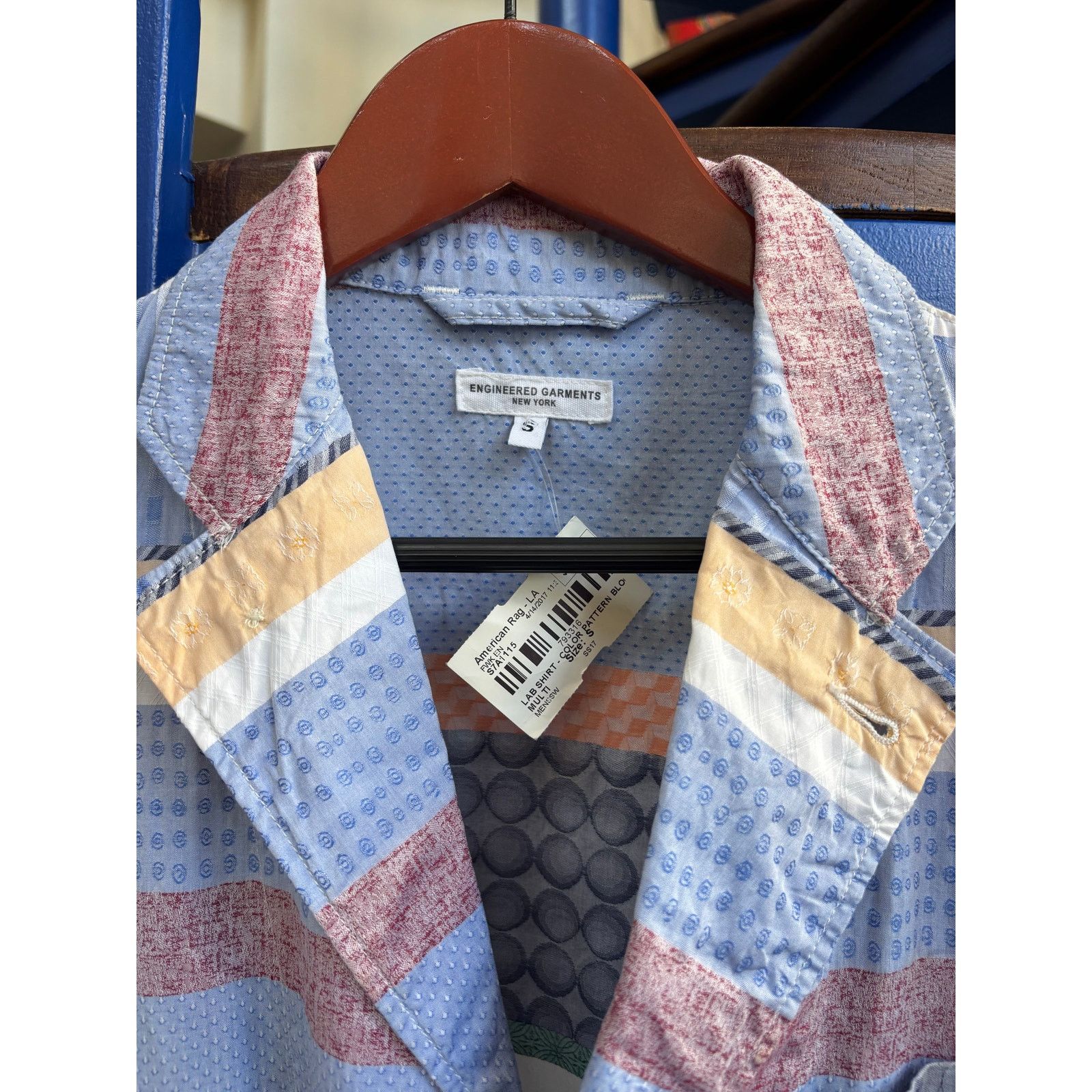 Engineered Garments Engineered Garments Lab Shirt Patchwork – Size S Size US S / EU 44-46 / 1 - 3 Thumbnail