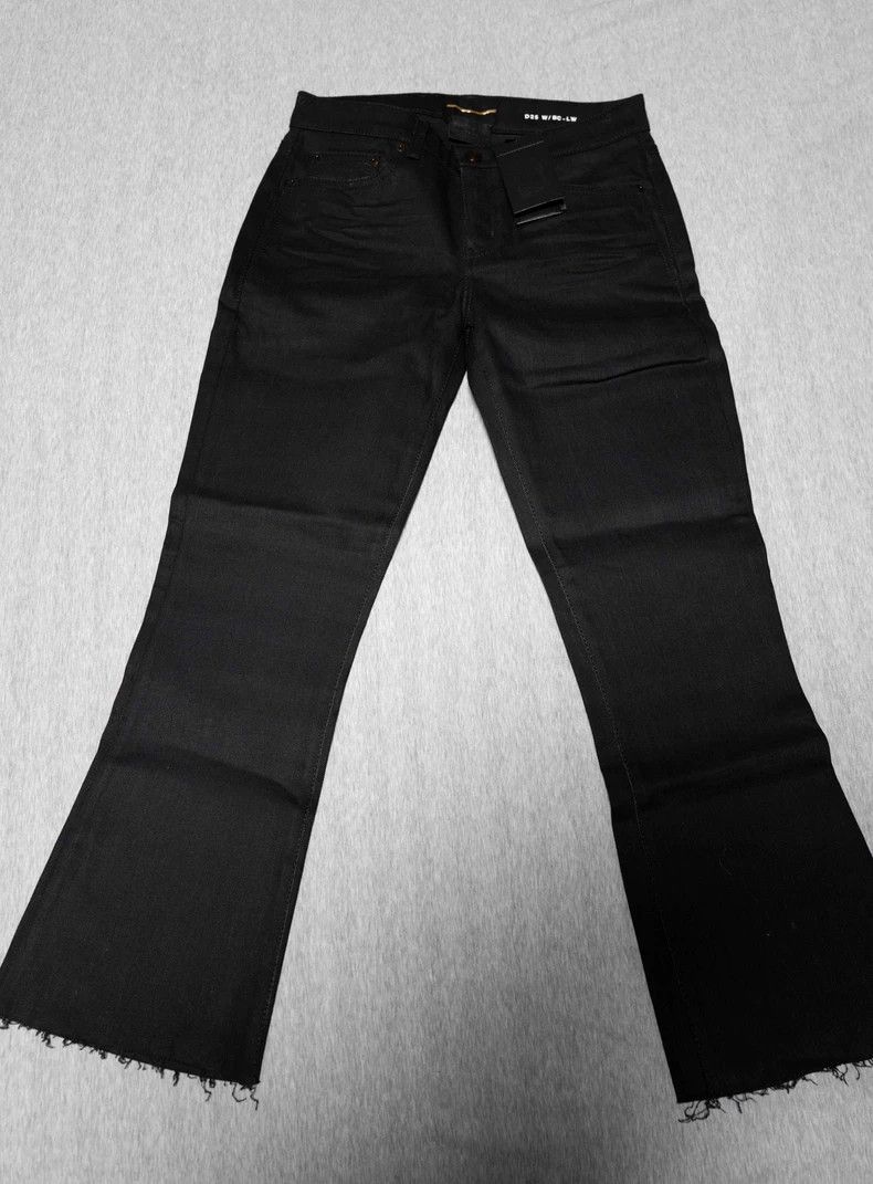 Saint Laurent Paris Saint Laurent Paris Black cropped micro-jeans Size 25" / US 0 / IT 36 - 1 Thumbnail