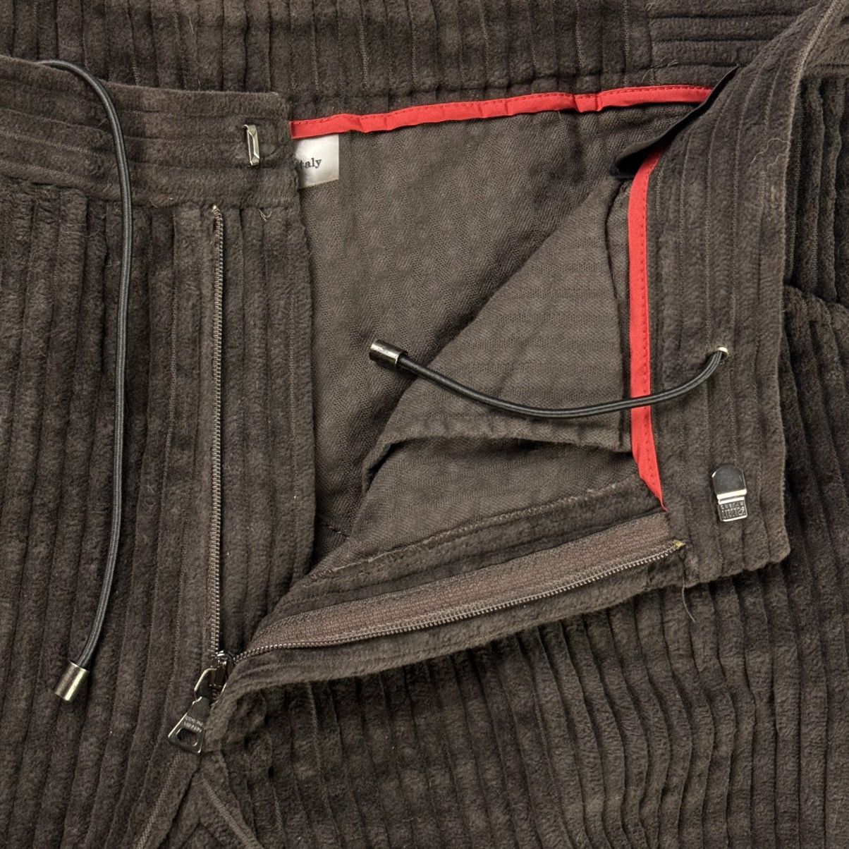 Prada Prada - Red Tab Corduroy Nylon Pants Size US 34 / EU 50 - 3 Thumbnail