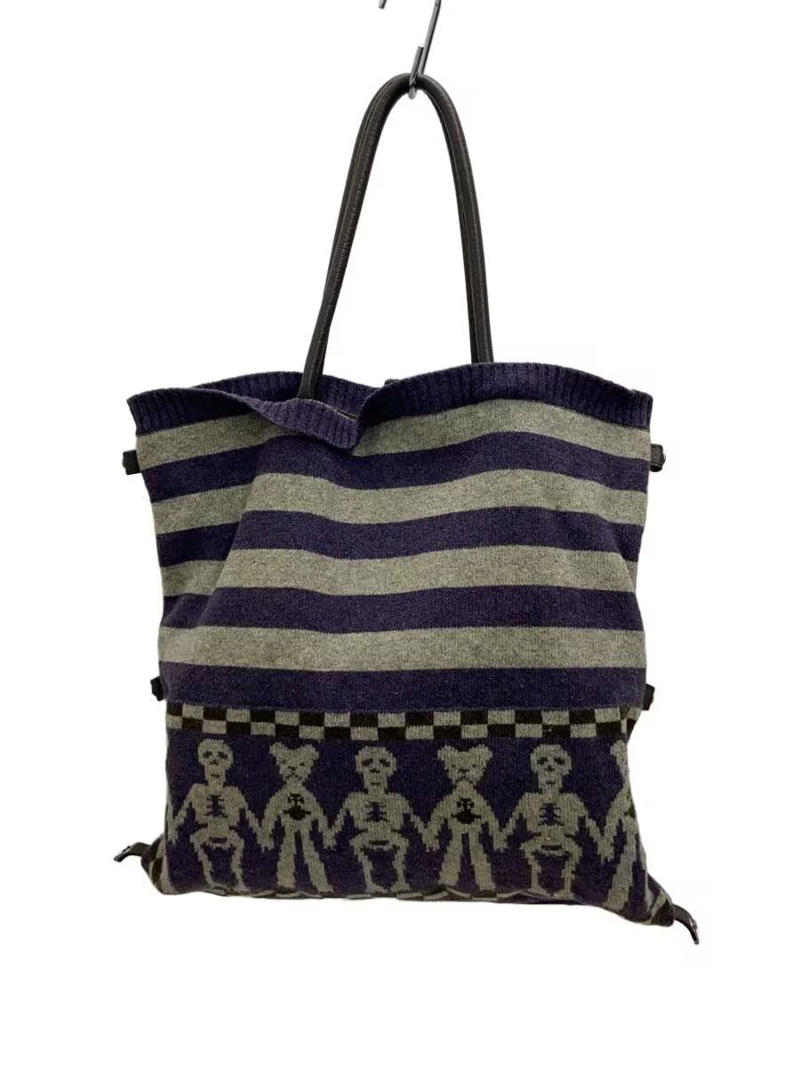 Vivienne Westwood Skull Bear Orb Knit Tote Bag Size ONE SIZE - 1 Thumbnail