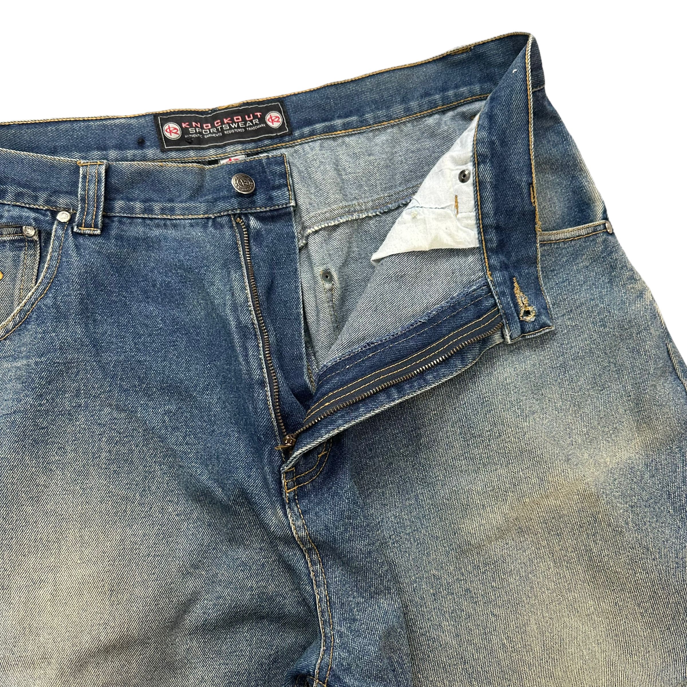 Japanese Brand KNOCKOUT SPORTSWEAR DENIM PANT #8102-203 Size US 35 - 7 Thumbnail