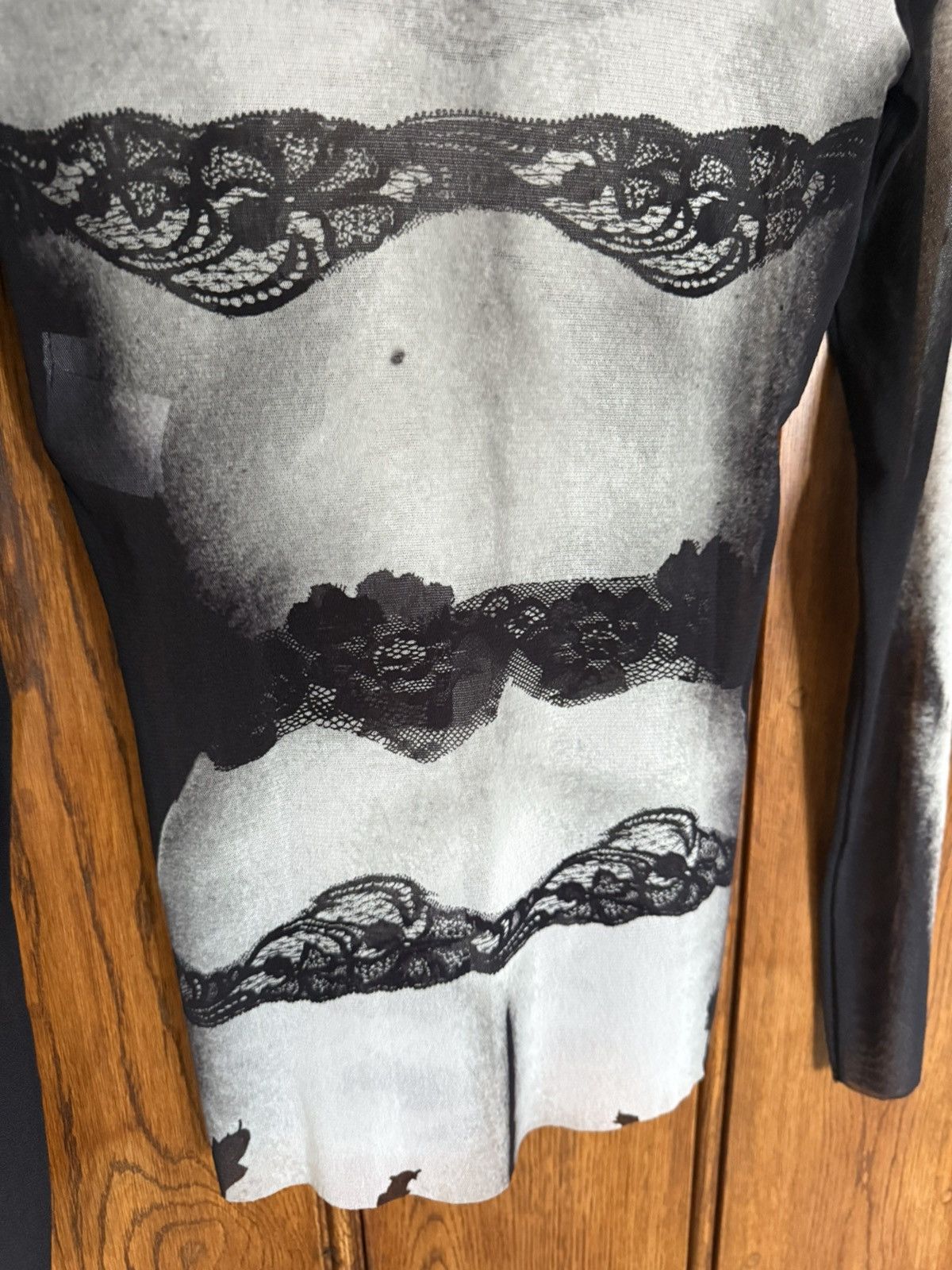 Jean Paul Gaultier Jean Paul Gautier bodysuit tits & ass sheer t shirt $500 S Size US S / EU 44-46 / 1 - 17 Thumbnail