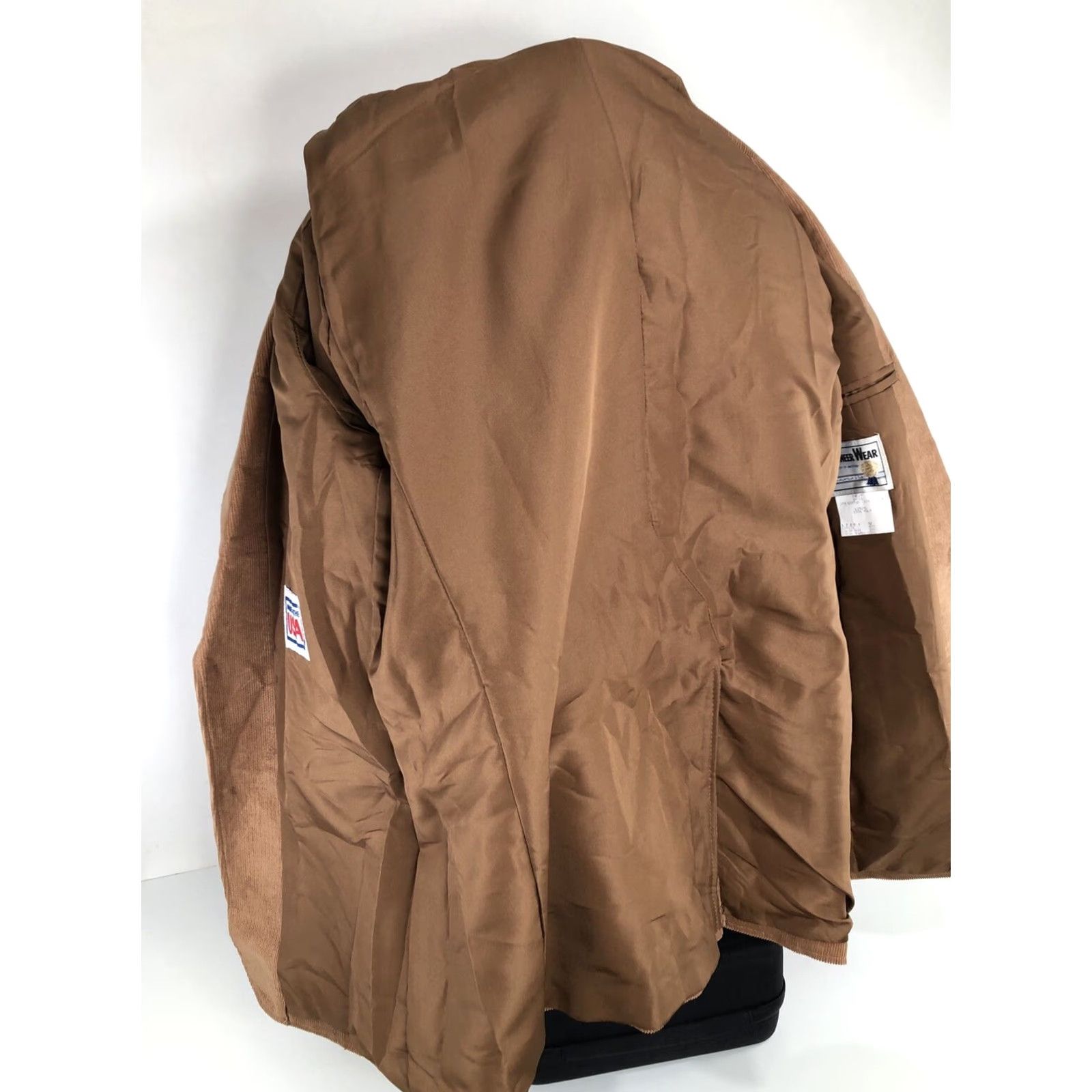 Vintage PIONEER WEAR Corduroy Western Cowboy ELBOW PATCH Mens 52 Jacket Blazer Jacket Blazer Corduroy Brown 52 Mens 90s J7 Size 52R - 5 Thumbnail