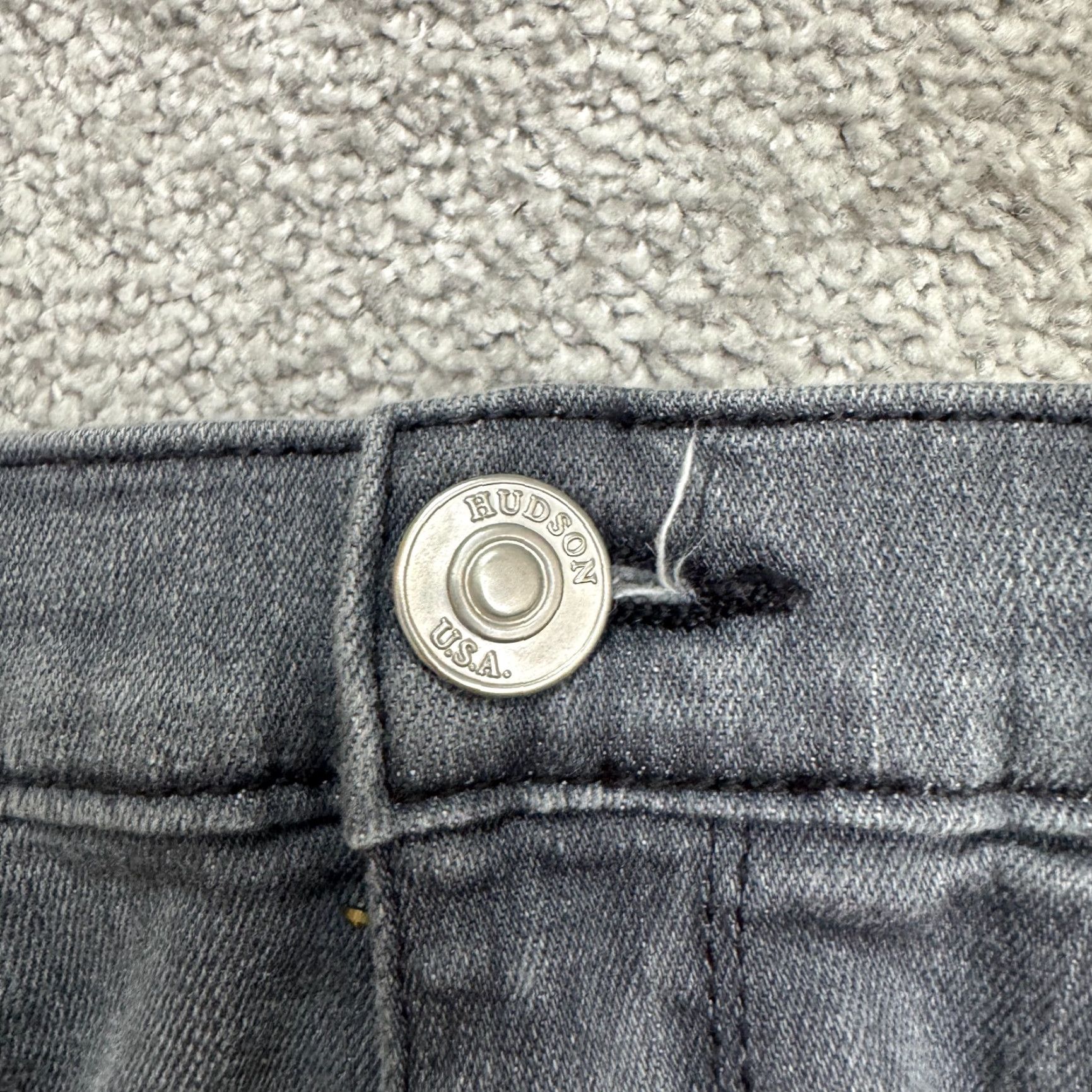 Hudson HUDSON Nico Jeans Denim Skinny Mid Rise Women 26 Gray Stone Wash 28x30 City Streetwear Modern Size 26" / US 2 / IT 38 - 3 Thumbnail