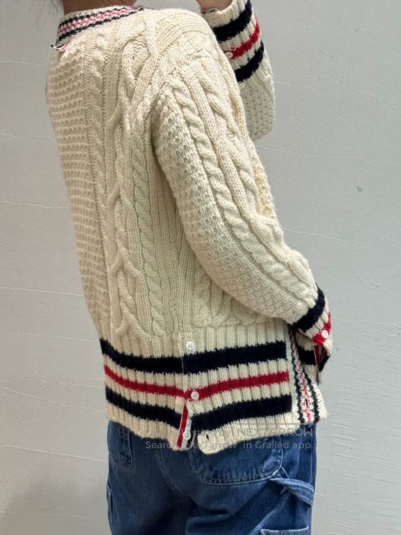 Thom Browne Thom Browne Classic cardigan Size US XS / EU 42 / 0 - 8 Thumbnail