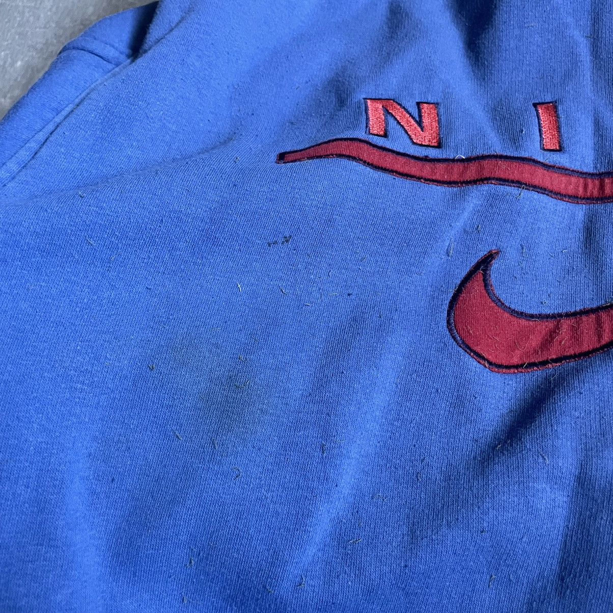 Nike Vintage 90s Nike Air Big Logo Varsity Bomber Jacket baggy tn Size US M / EU 48-50 / 2 - 4 Thumbnail