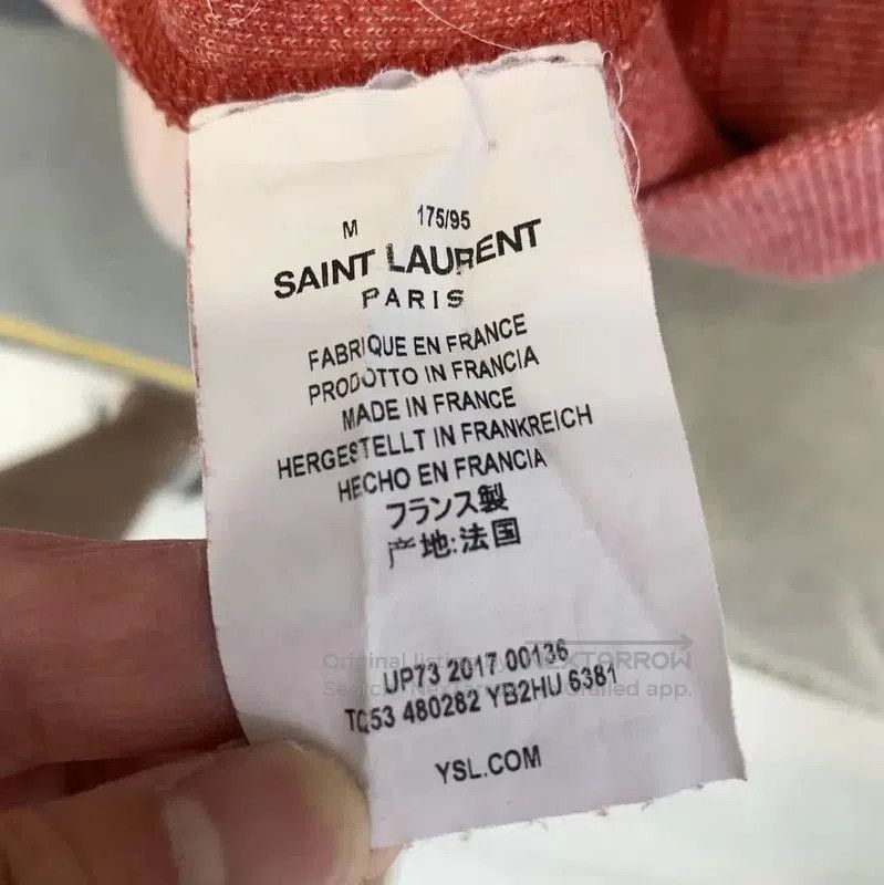 Yves Saint Laurent YSL Pink Cotton Women's Hoodie . Size M / US 6-8 / IT 42-44 - 4 Thumbnail