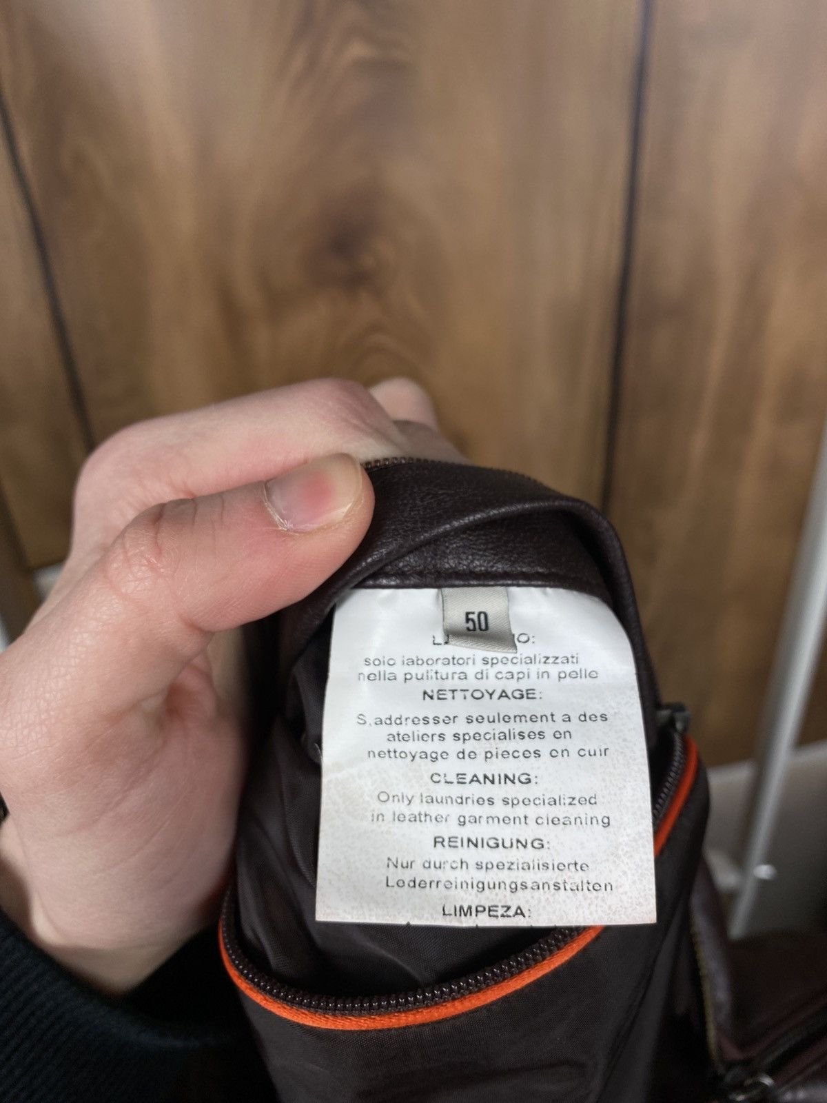 Cerruti 1881 🐊Lather Jacket Cerruti 1881 Path Logo Size 50🐊 Size US M / EU 48-50 / 2 - 20 Thumbnail