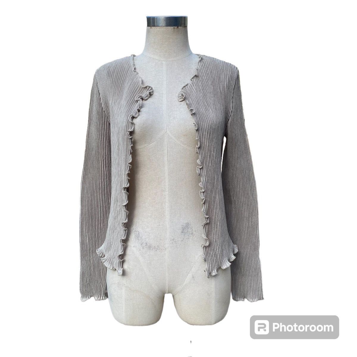 Japanese Brand Specchio pleats cardigan Size S / US 4 / IT 40 - 1 Thumbnail