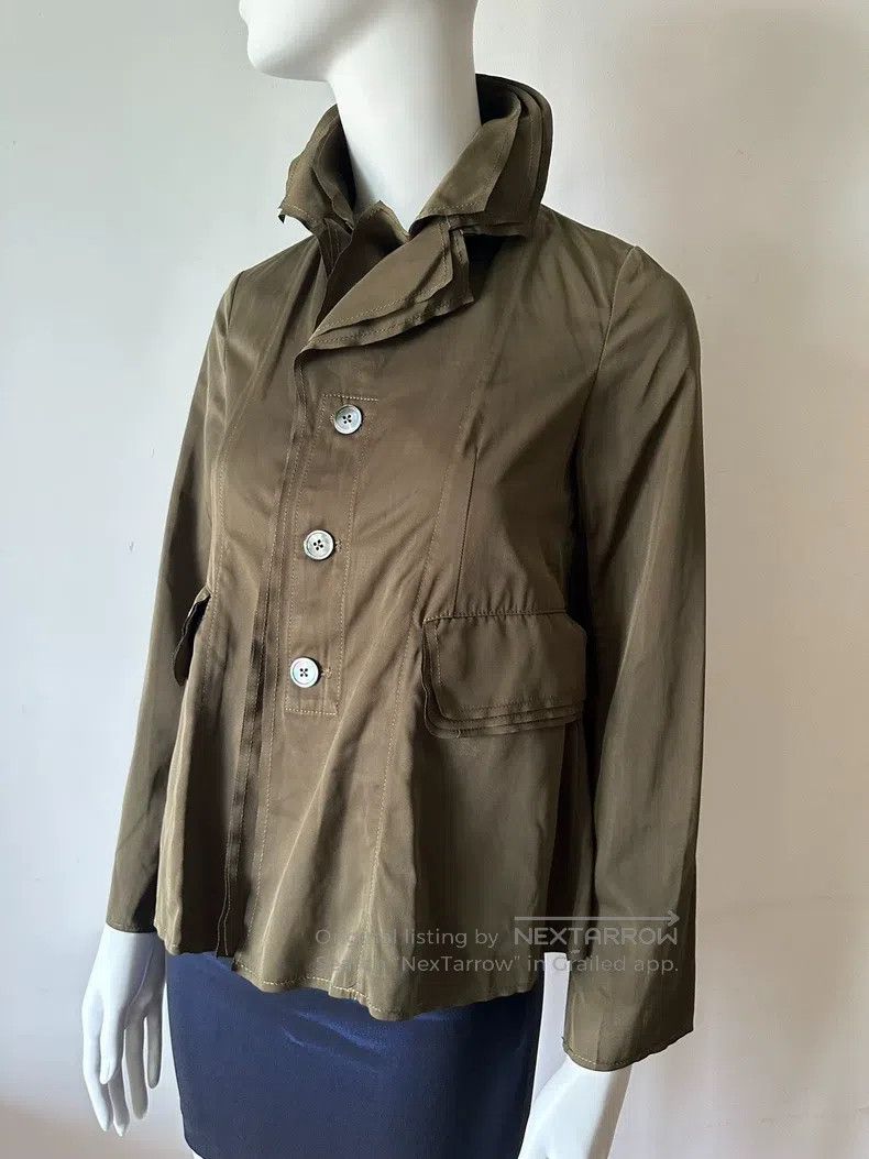 Comme des Garcons Comme Des Garcons Olive green three-layer design windbreak Size S / US 4 / IT 40 - 4 Thumbnail