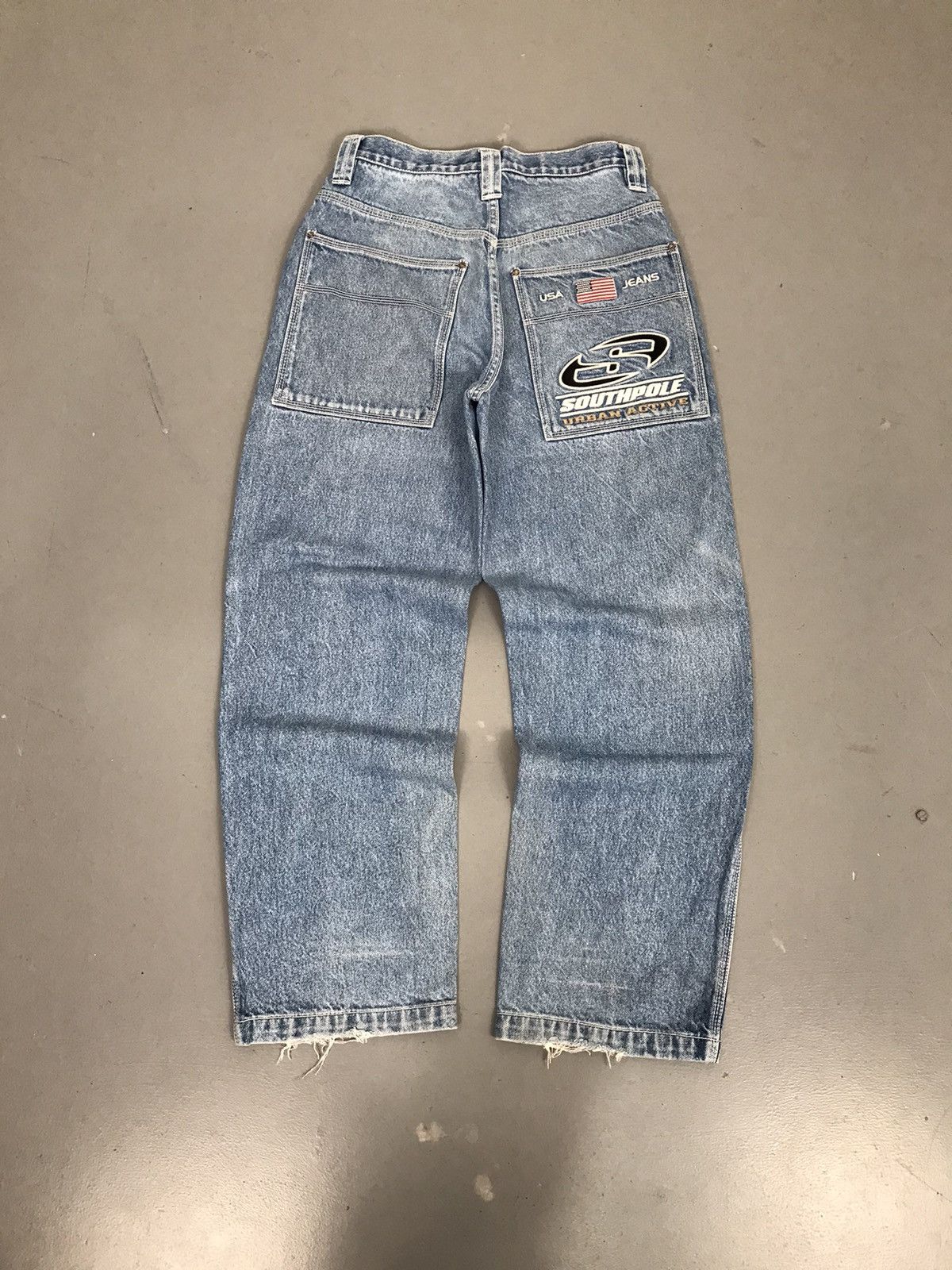 Southpole × Vintage Vintage Southpole spell out embroidered denim Size US 30 / EU 46 - 1 Thumbnail